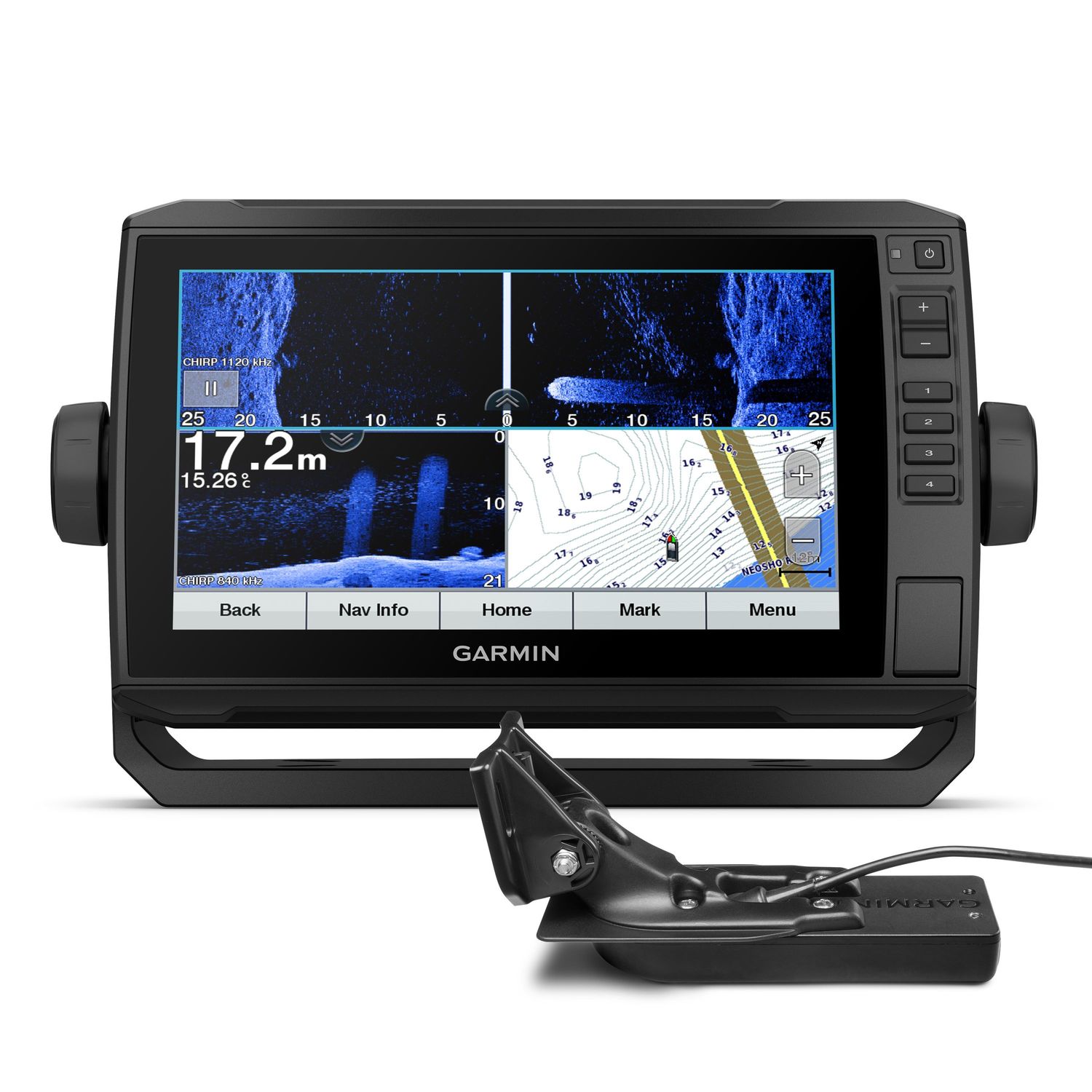 Garmin ECHOMAP UHD 92sv  GT54-TM-transducer