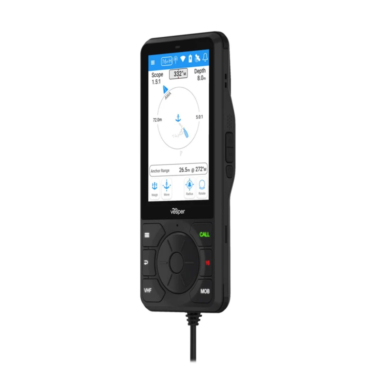 Garmin Cortex® H1, Kabelansluten handenhet