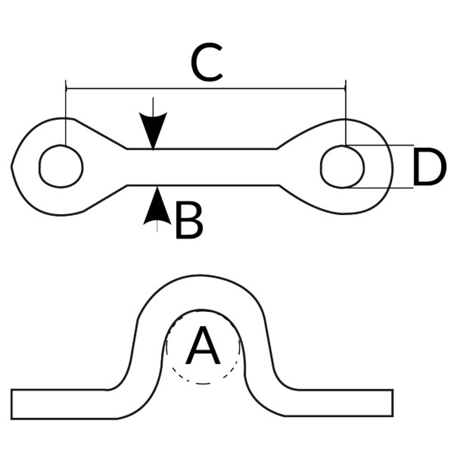 Ronstan Hanger på plate