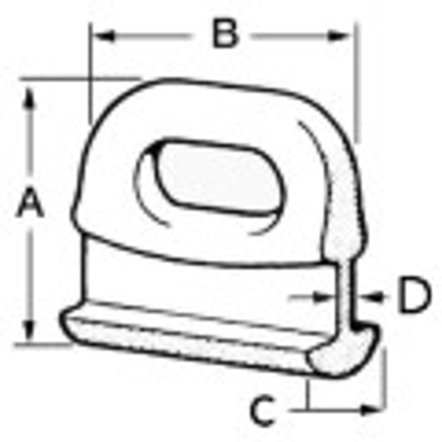 Slägga med 14 mm spår