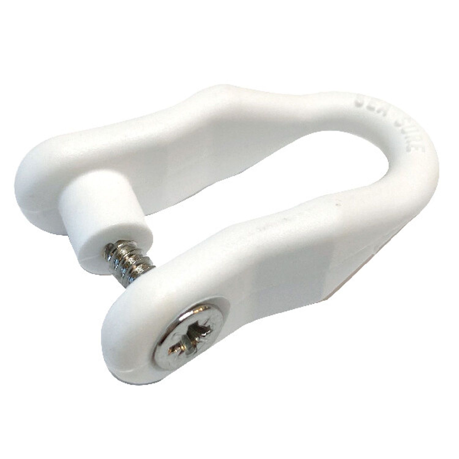 Sjækel Hvid Nylon, Ø:8mm