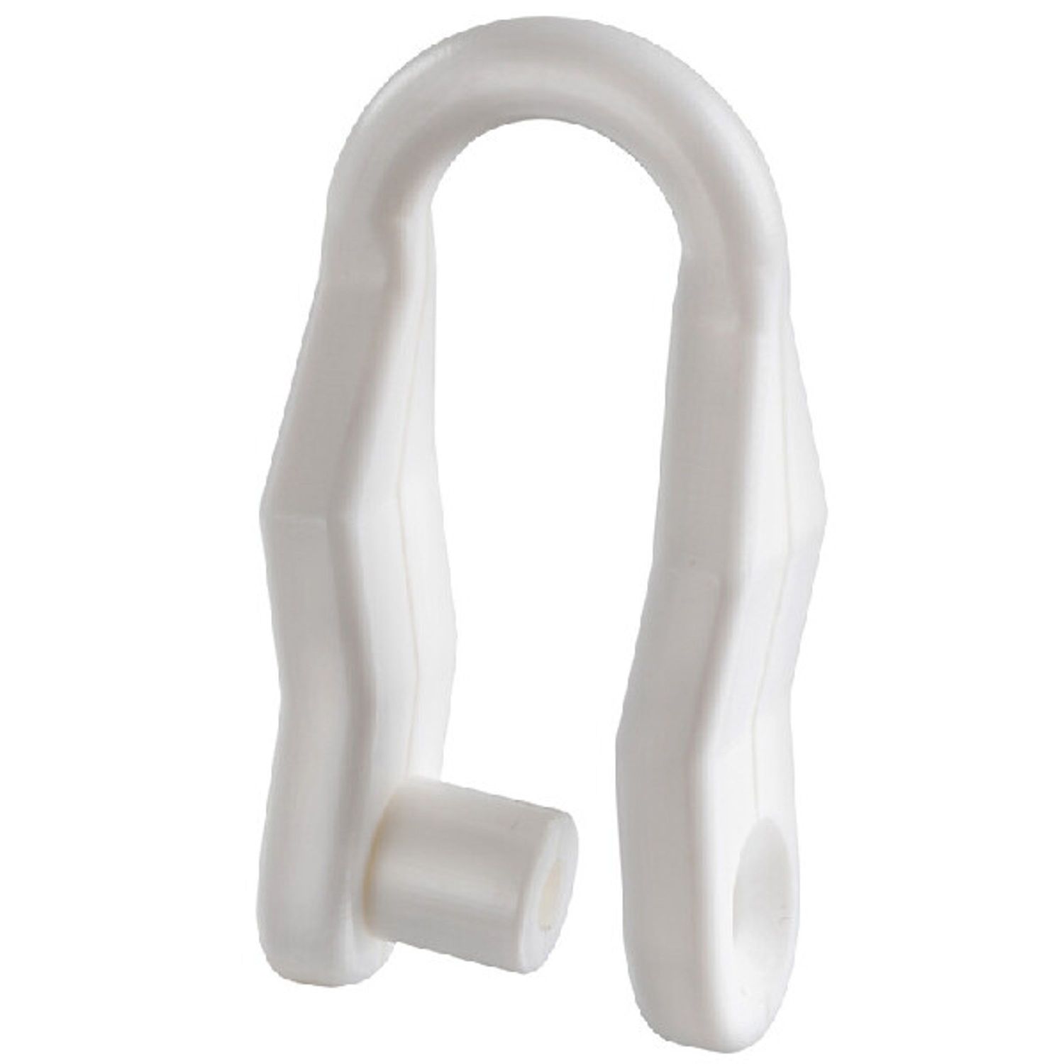 Sjækel Hvid Nylon, Ø:8mm