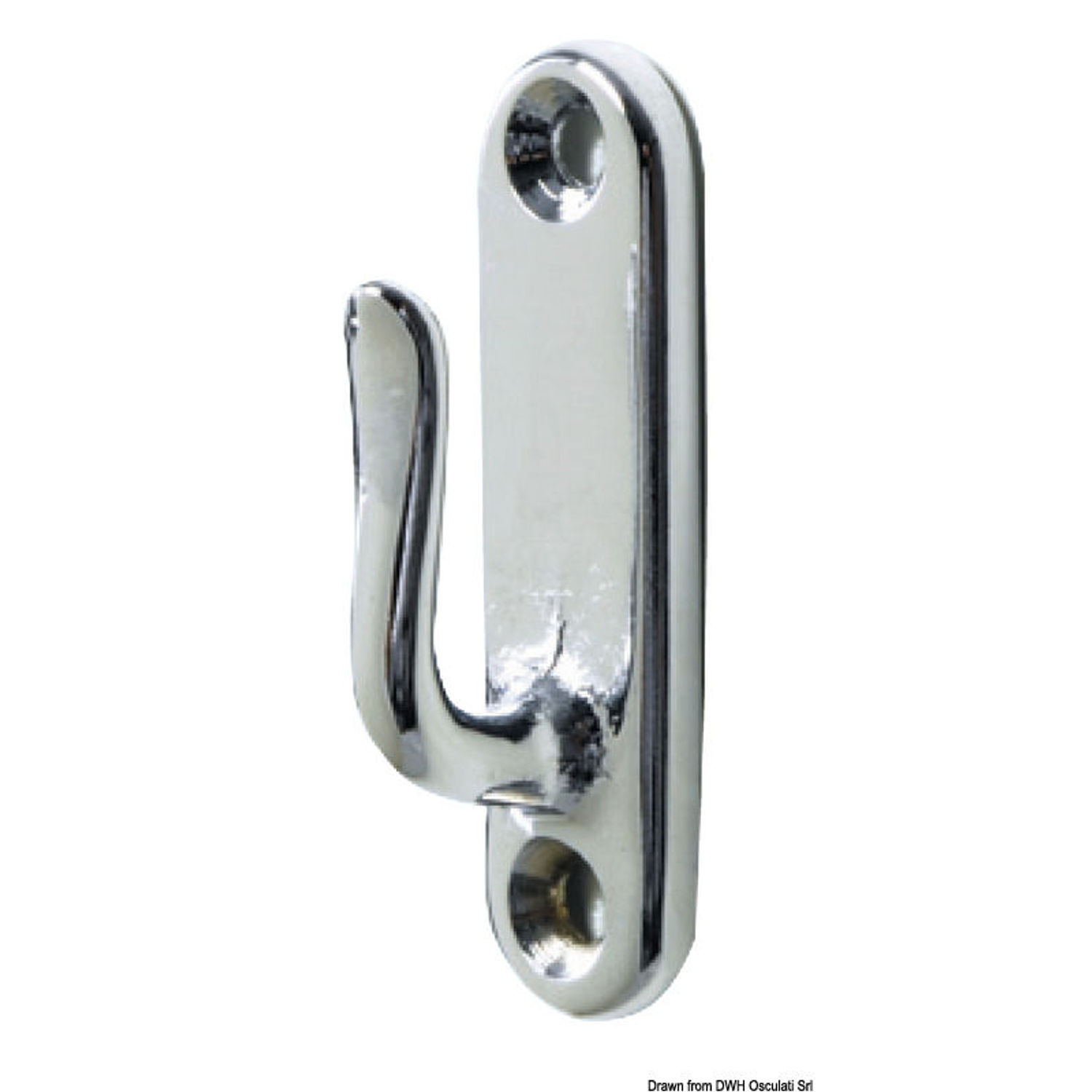 Krok, polert, AISI316, 55 mm