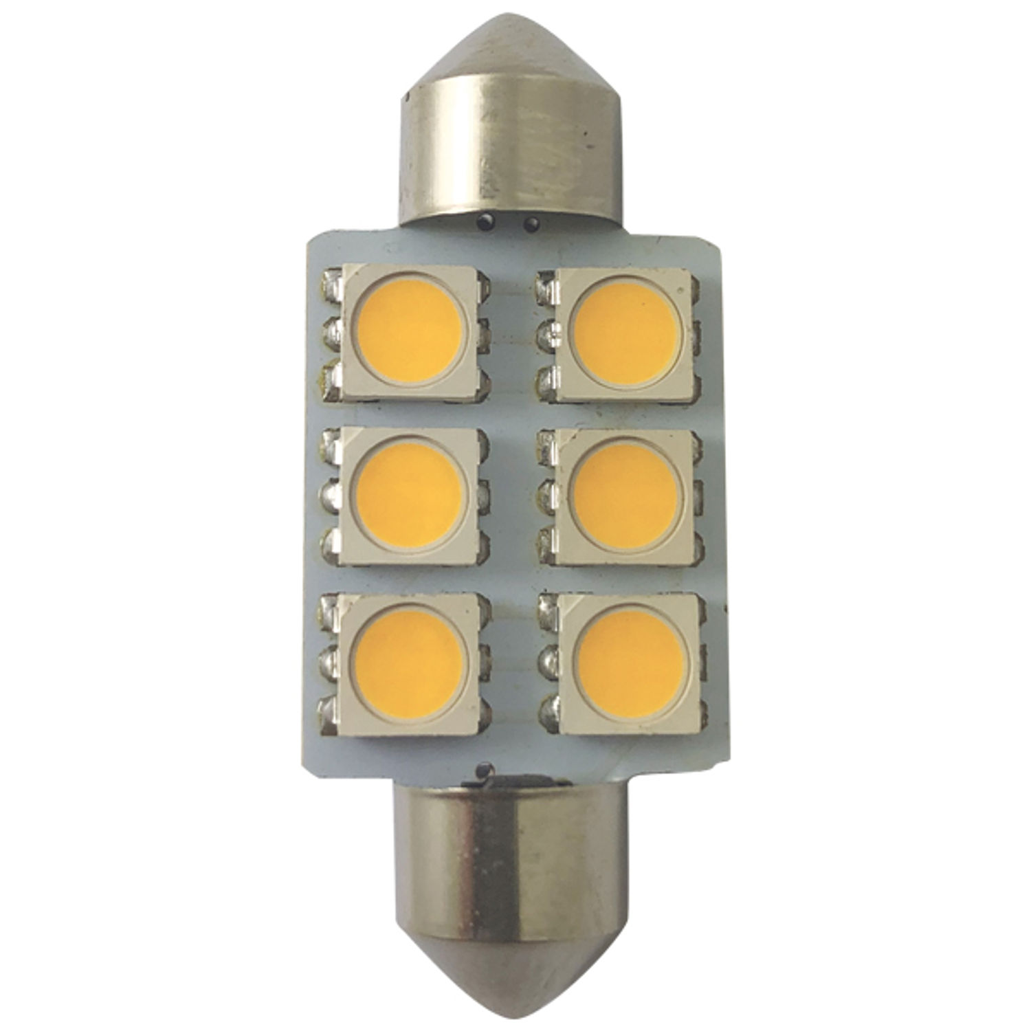 1852 LED pinol/spollampa 37mm 10-35vdc 1.2/10W - 2 pack