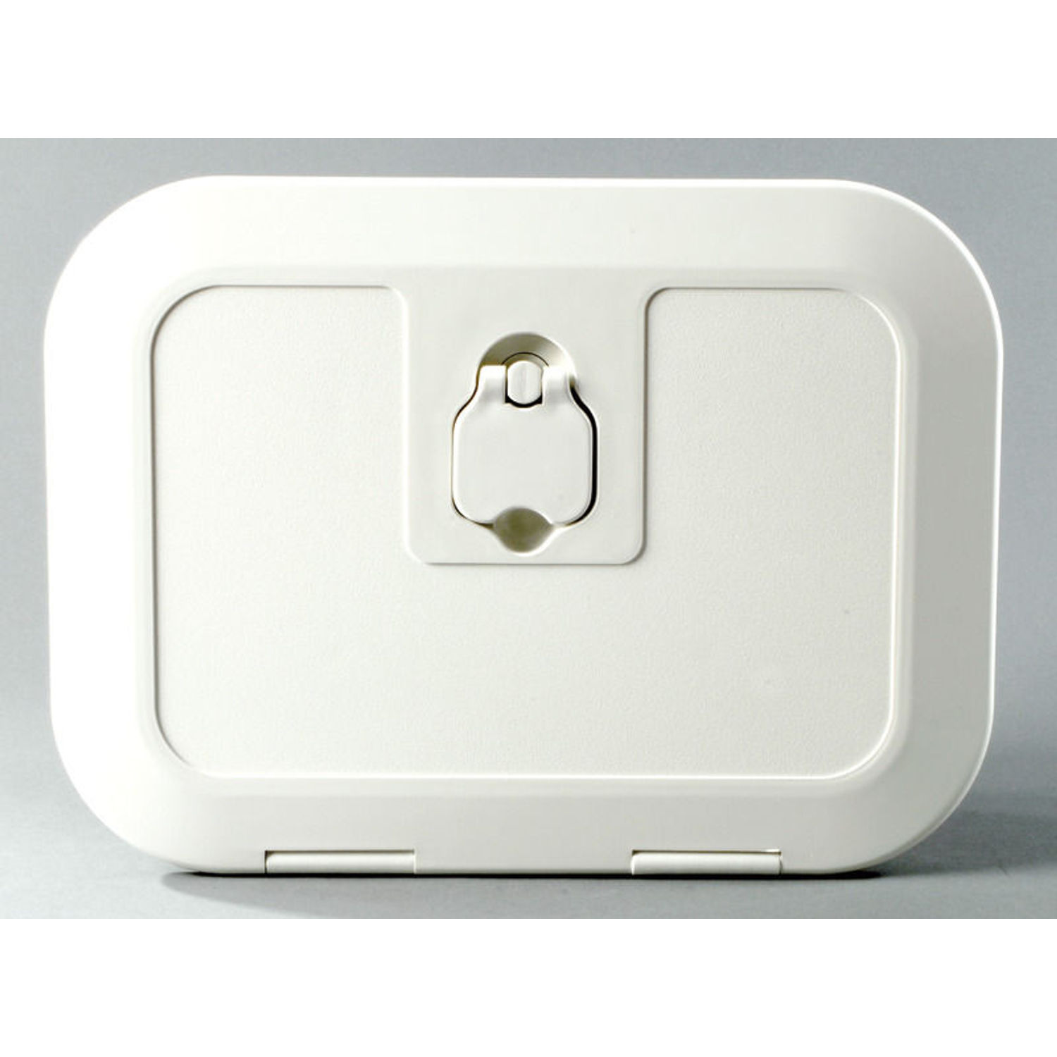Vitt stuvfack med lock 280 x 180 mm B-front