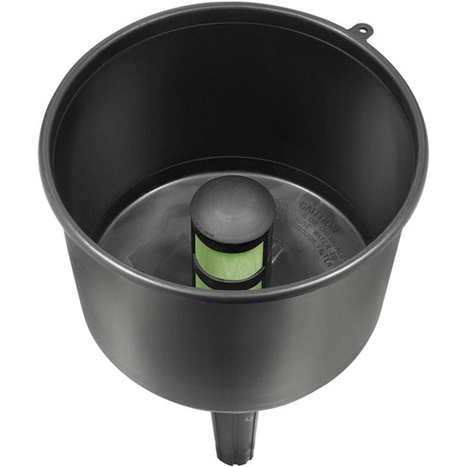 Tratt med inbyggt smuts & vatten filter 19 L/MIN