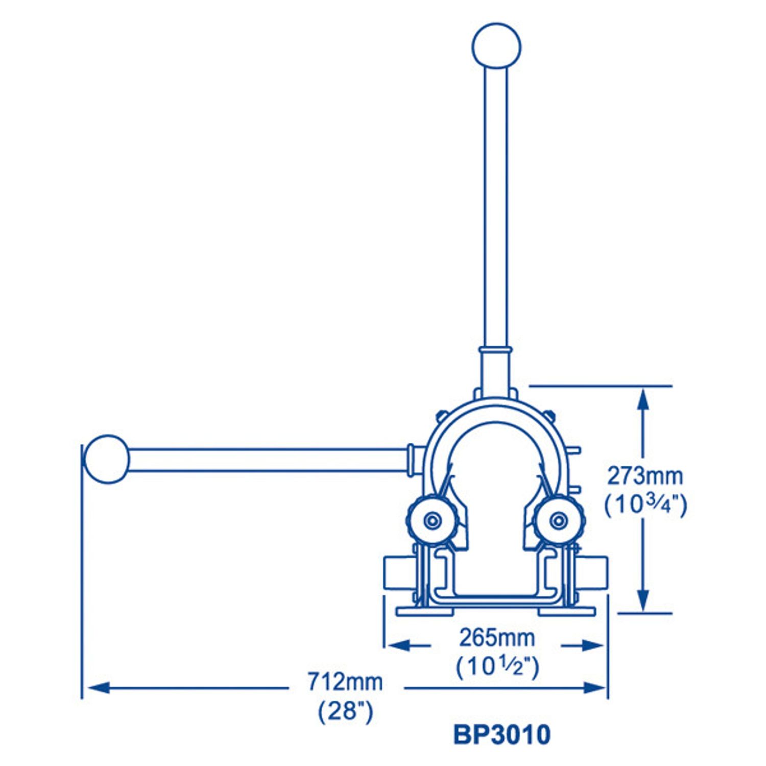 Whale Gusher 30, skotmonteret