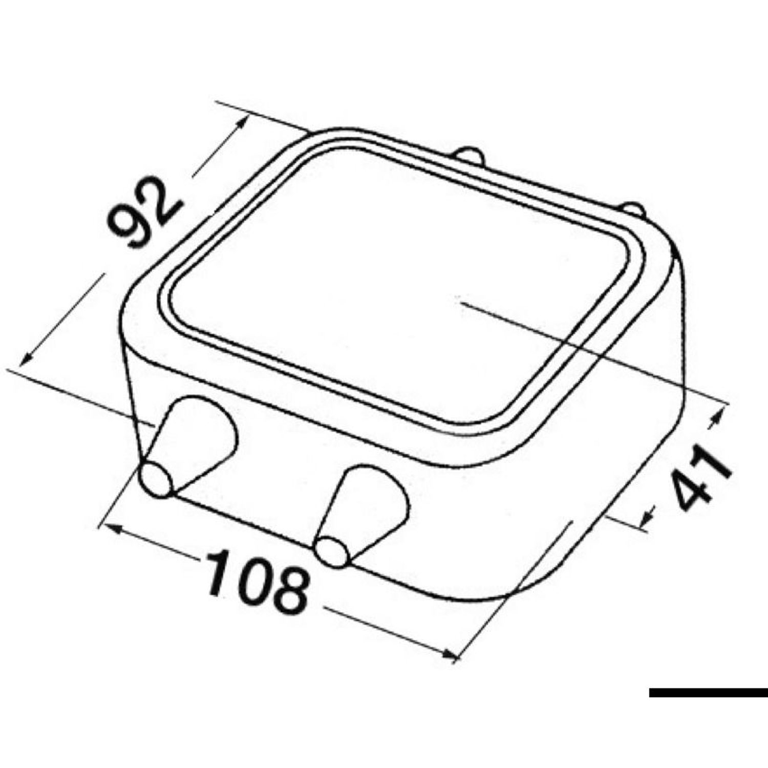 Vattentät kopplingsplint 8 poler