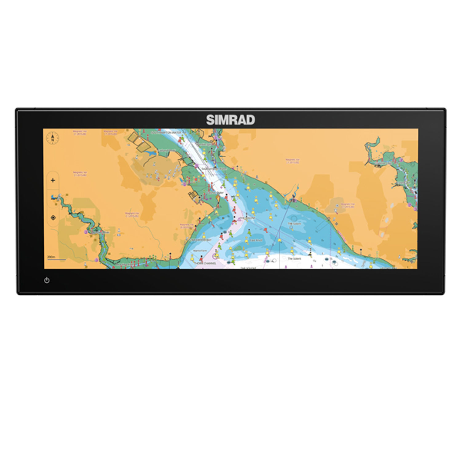 Simrad NSX3012UW 12" Ultra Wide m/3 i én svinger