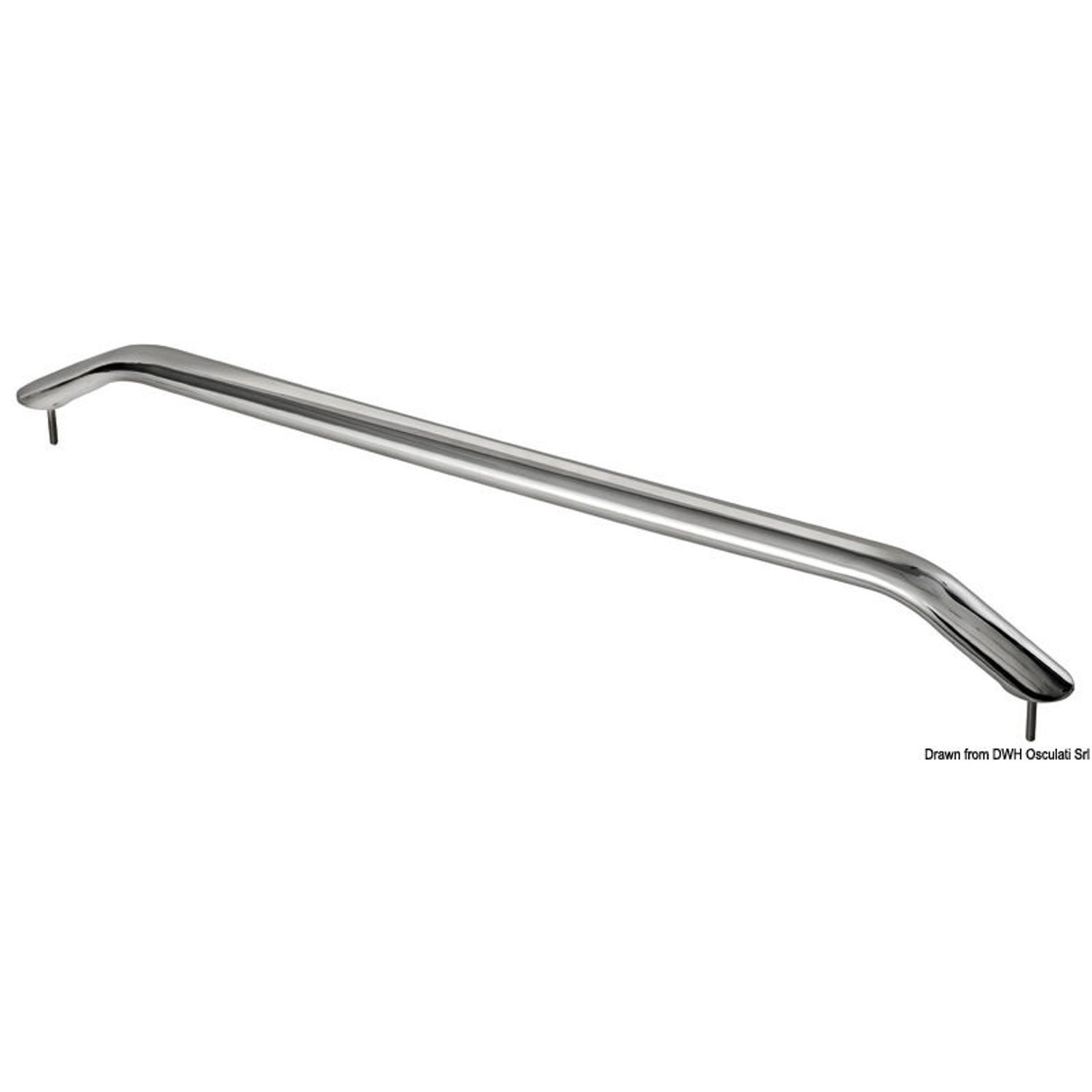 Handräcke AISI316 13x33 mm 610 mm
