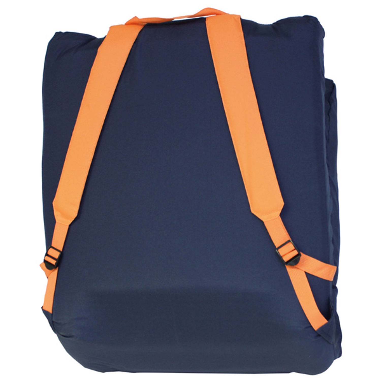 1852 Kokoontaitettava istuin Comfy Big, tummansininen/oranssi