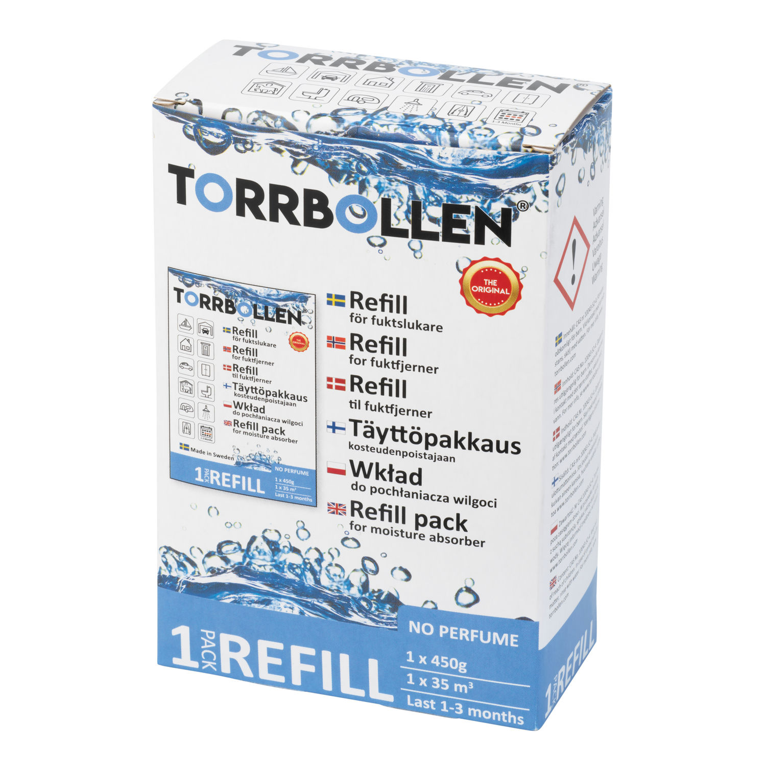 Torrbollen Refill 1 pk Fuktsluker