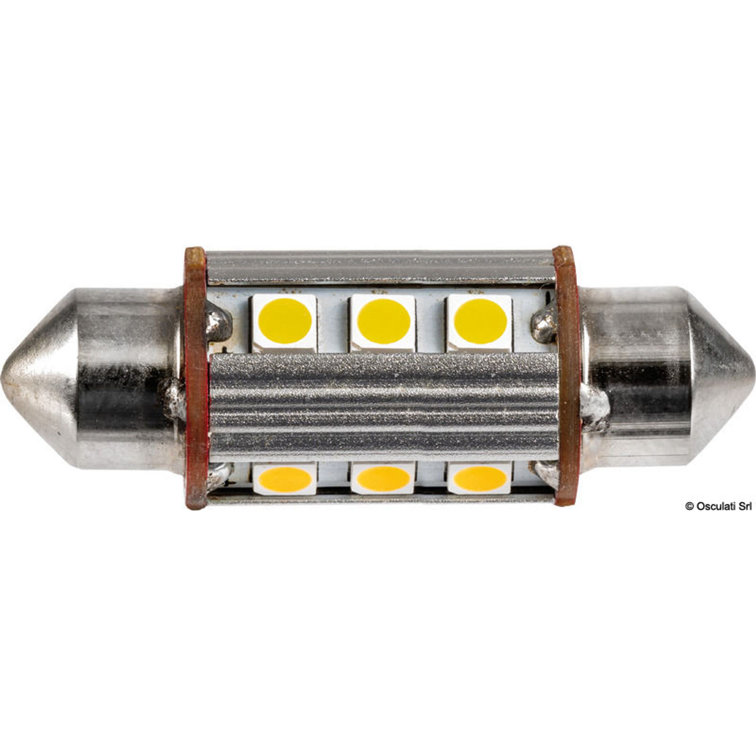 2 Festoon LED-pære 39 mm 3000K 12 LED