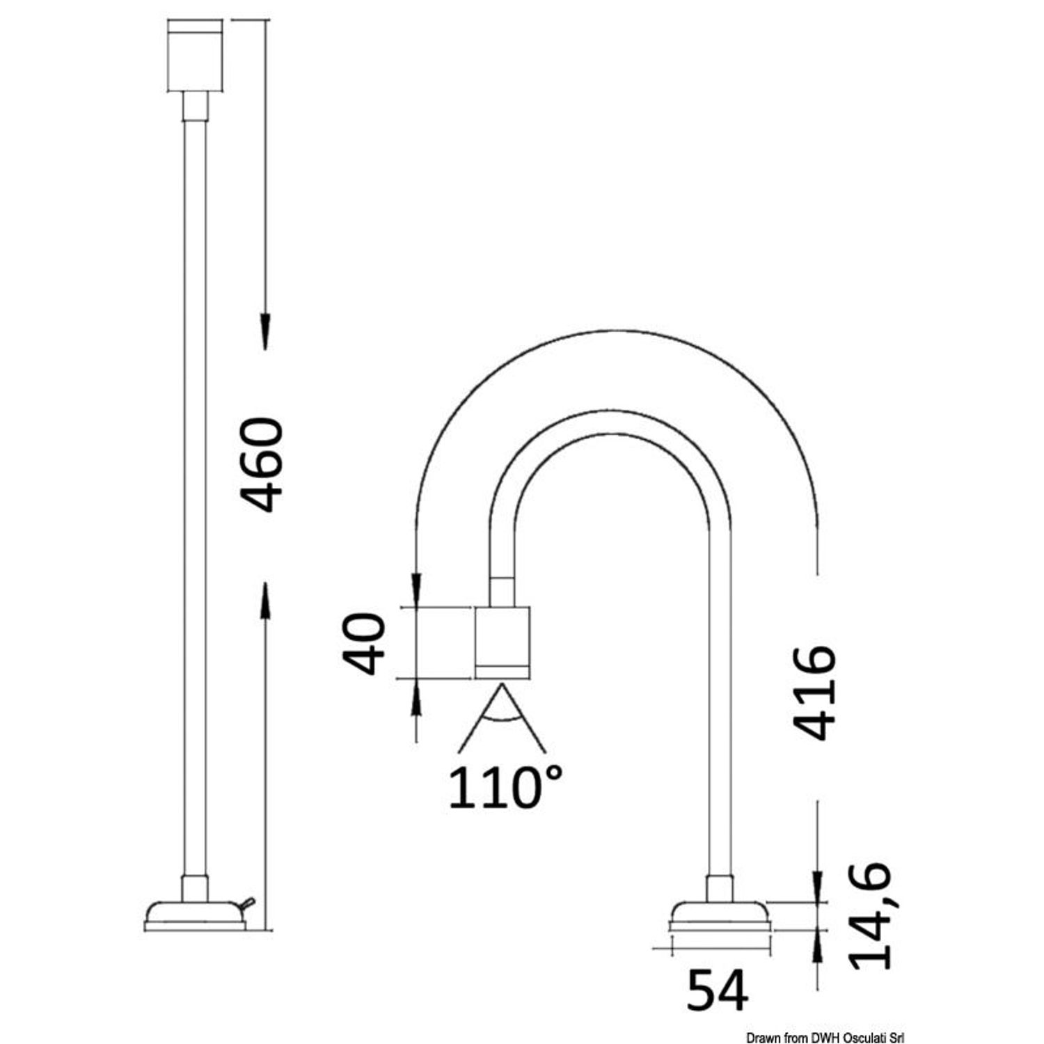Leddet LED-lys 10 W 12/24 V