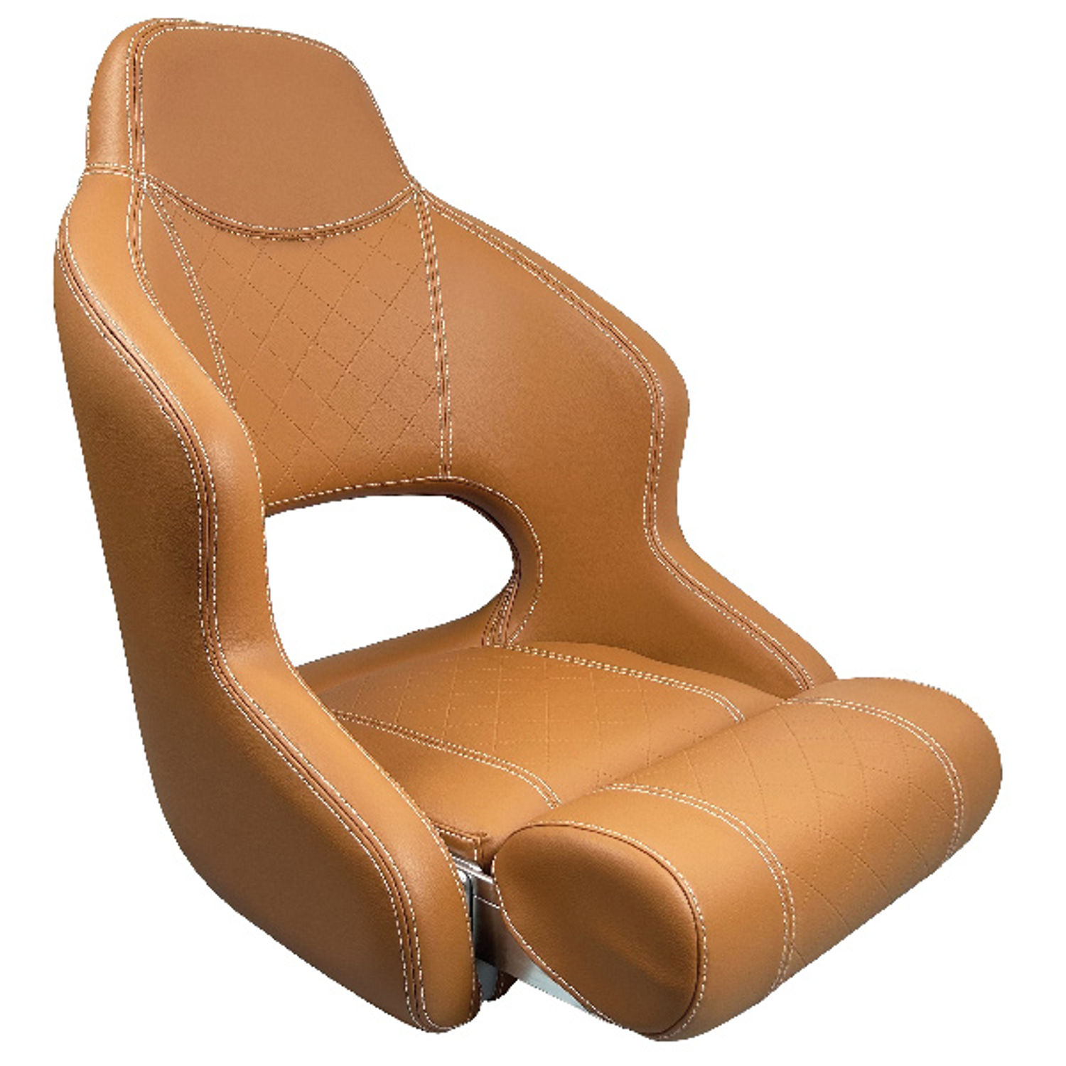 ESM H52 deluxe sport flip up stol Cognac farge