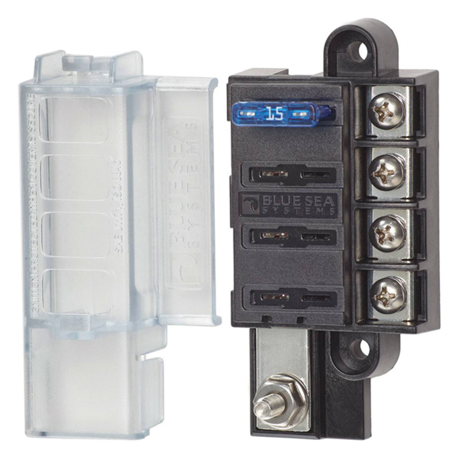 Blue Sea Sikringsholder, 4 Bladsikring