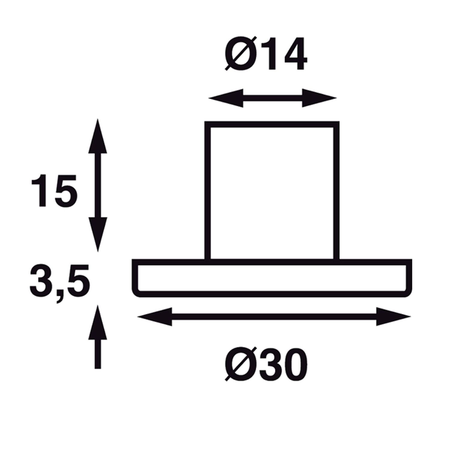 Båtsystem Dot 30 LED Punktbelysning 0,5W 12V