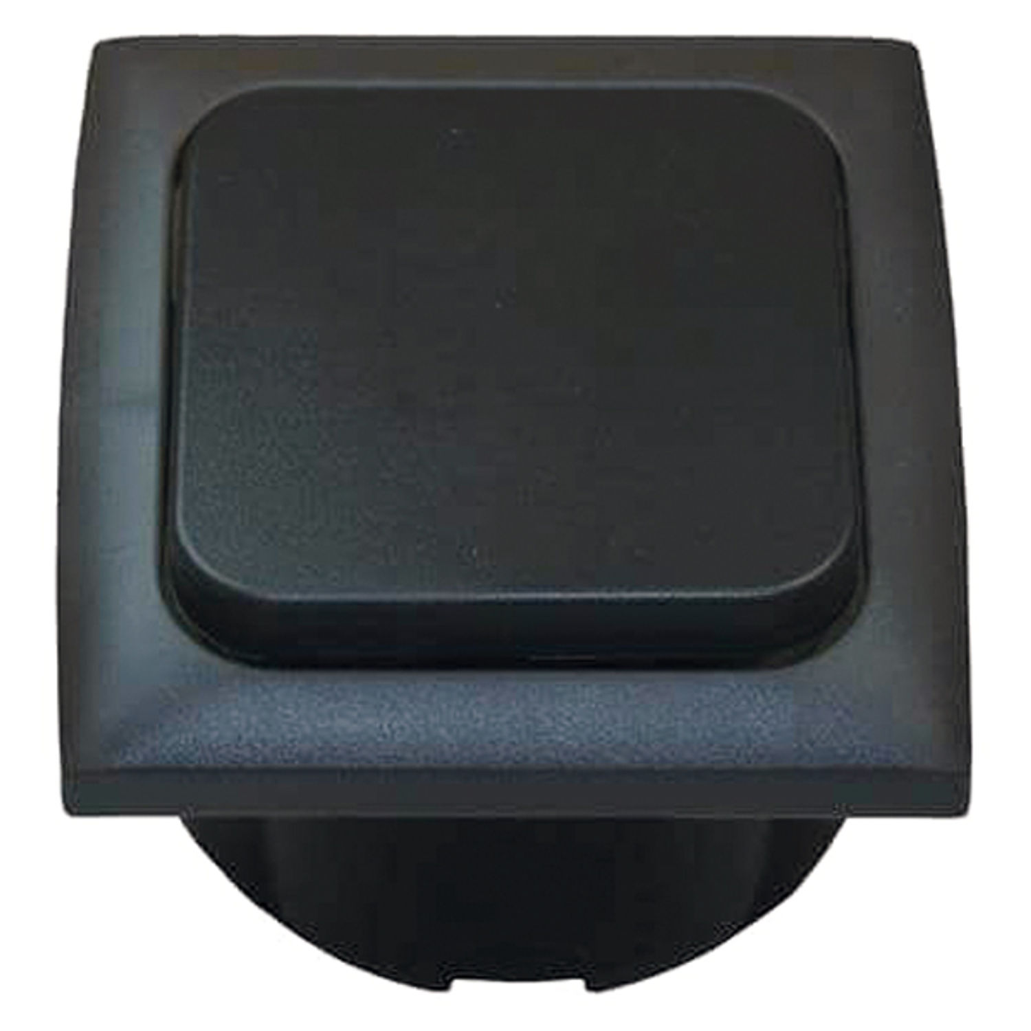 Bryter enkelt 220v for innfelt montering komplett svart