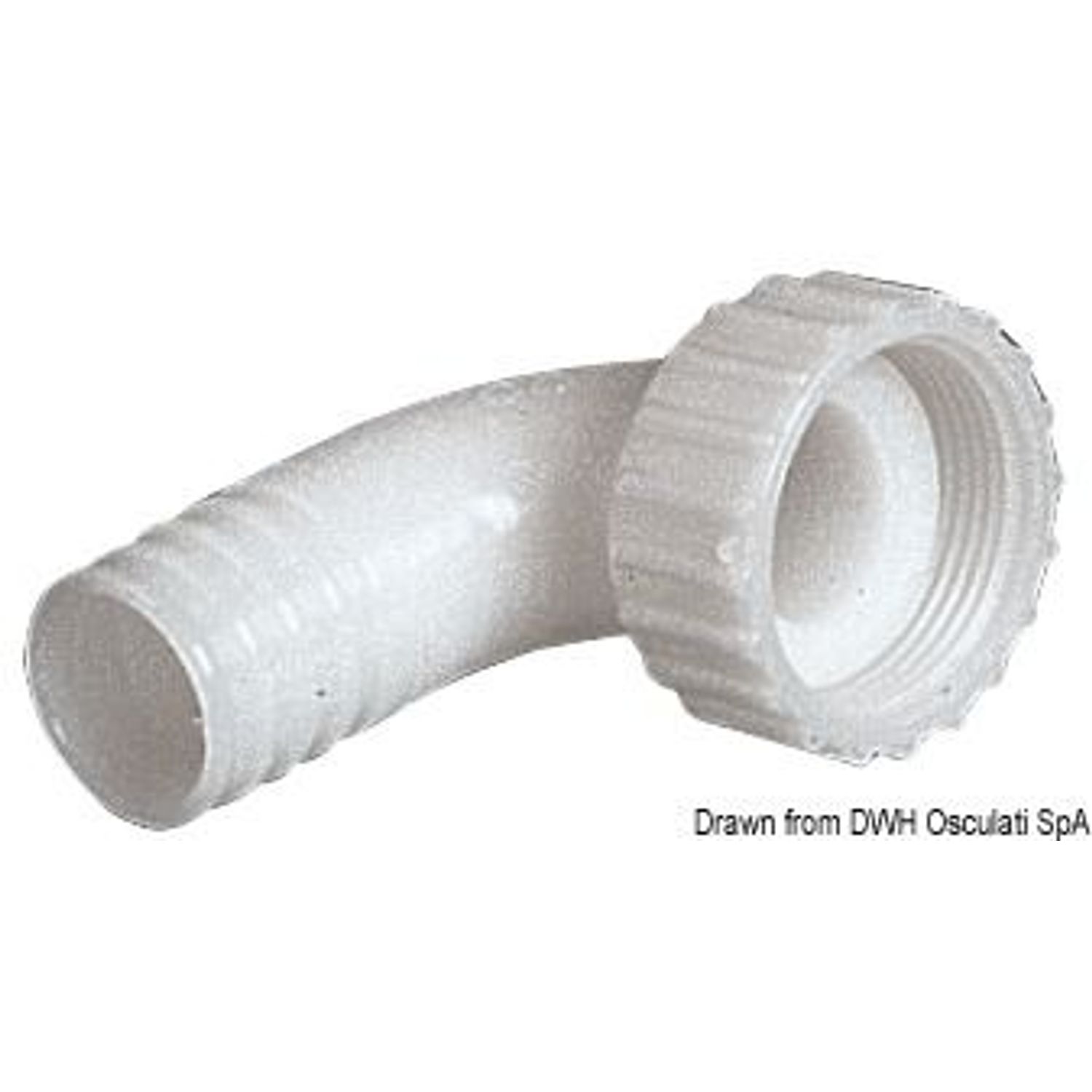90° slangadapter hona 3/4" x 16 mm