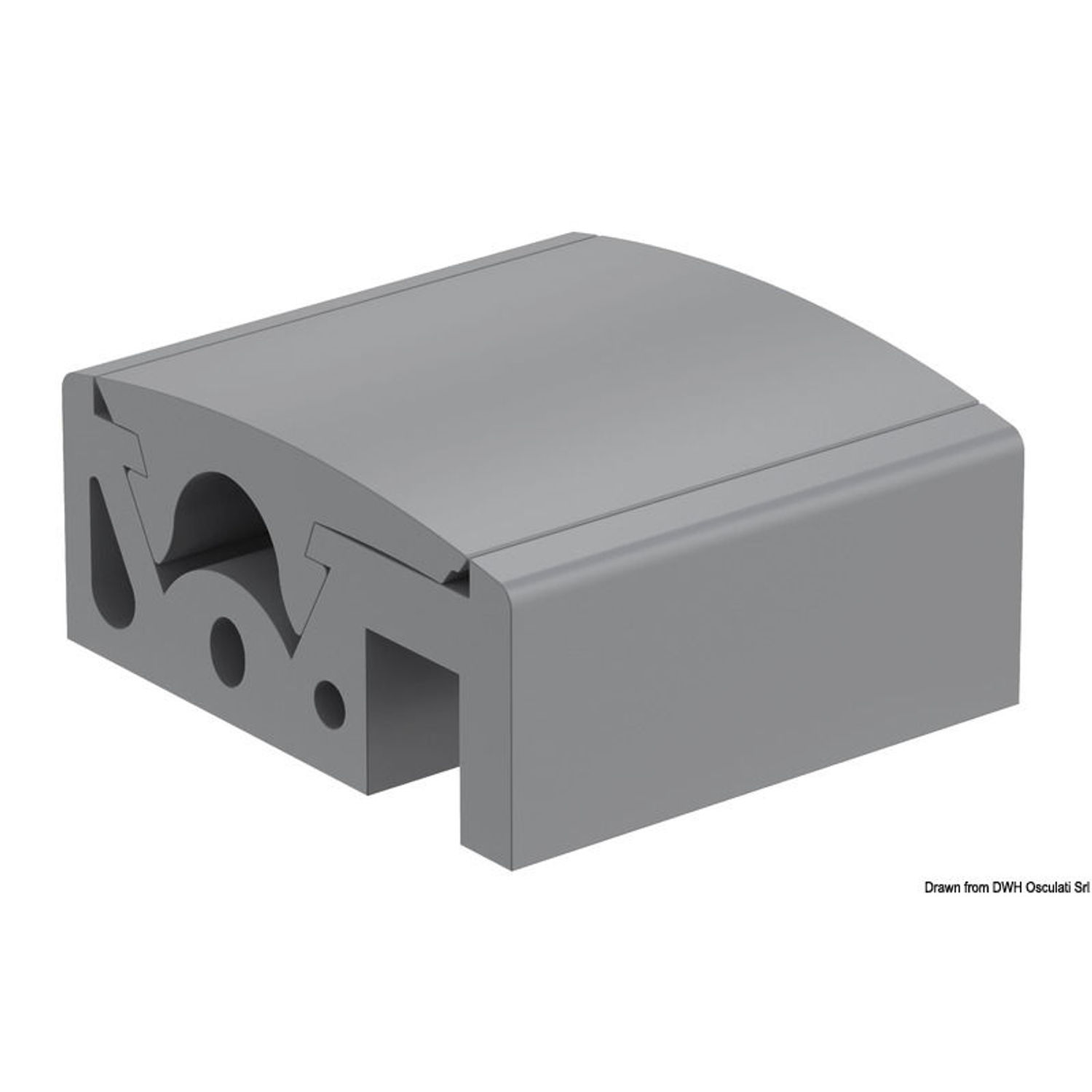 BINO SS festeprofil 2 m-stang