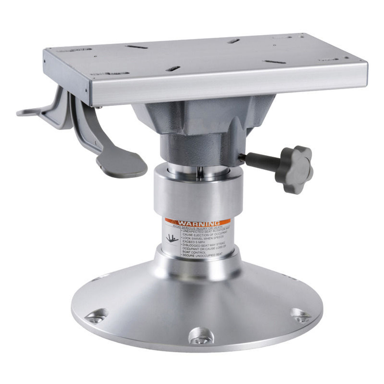 Stolepedestal med sædefæste, teleskopisk 430/610 mm