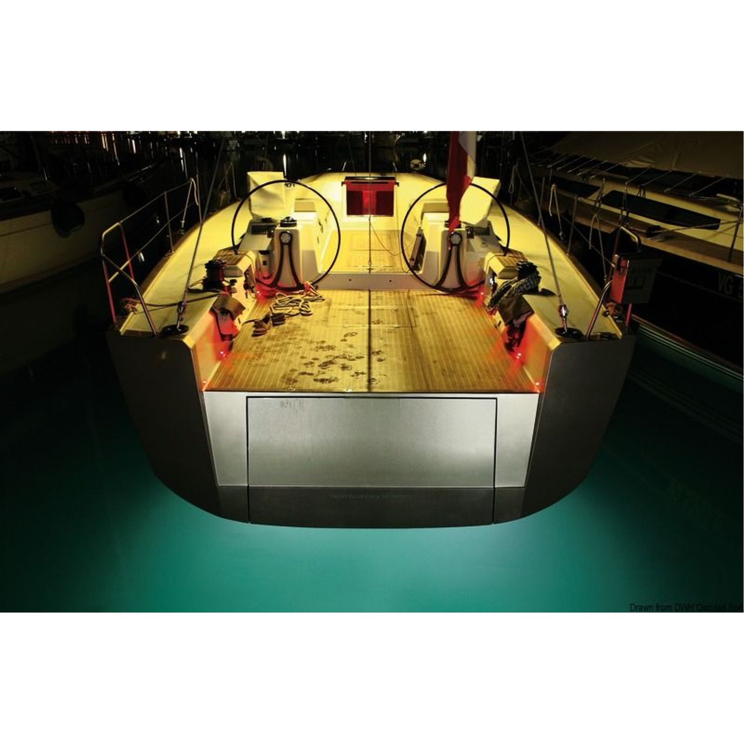 Undervands LED-lys 10W hvid