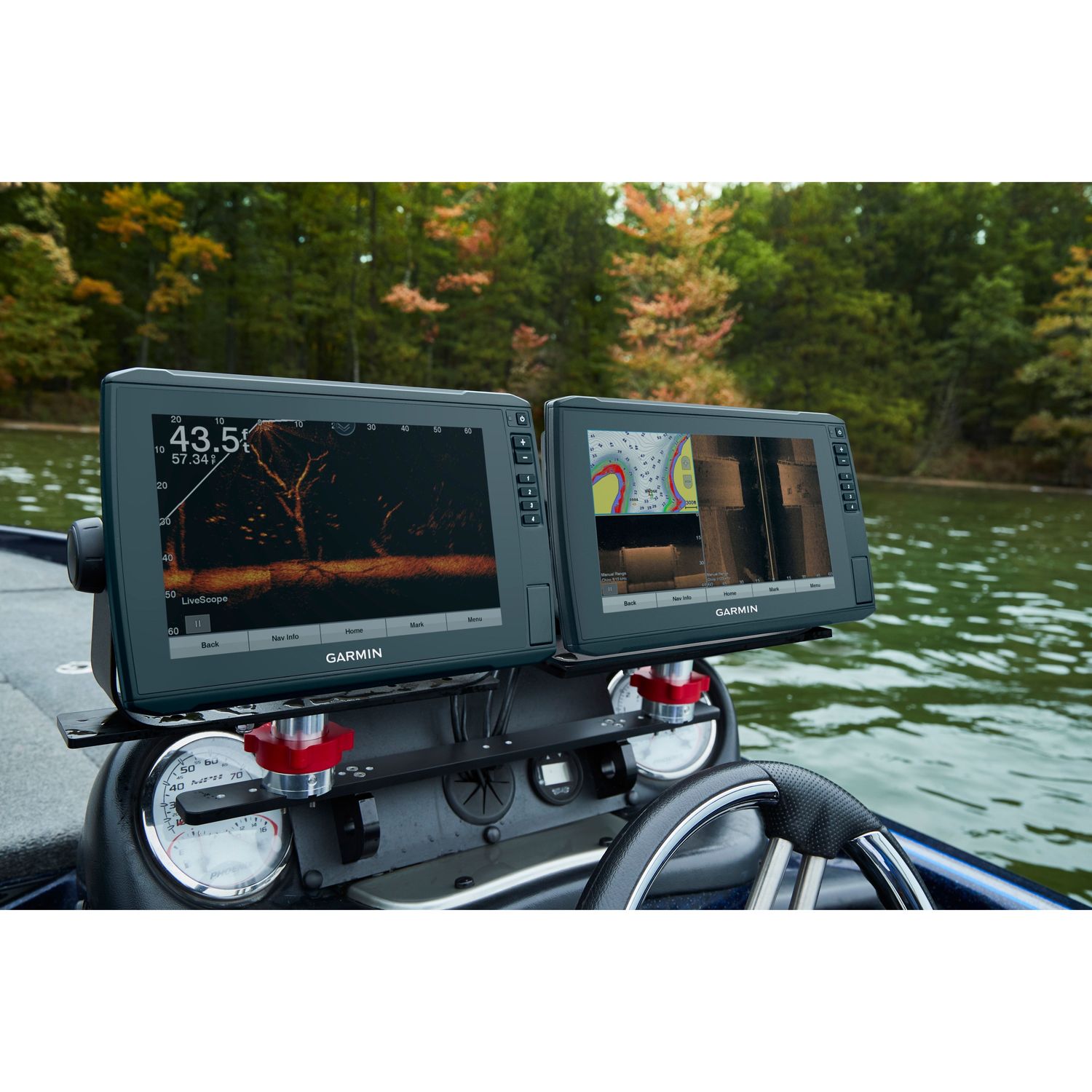 Garmin Echomap Ultra 122sv med GT54UHD-svinger