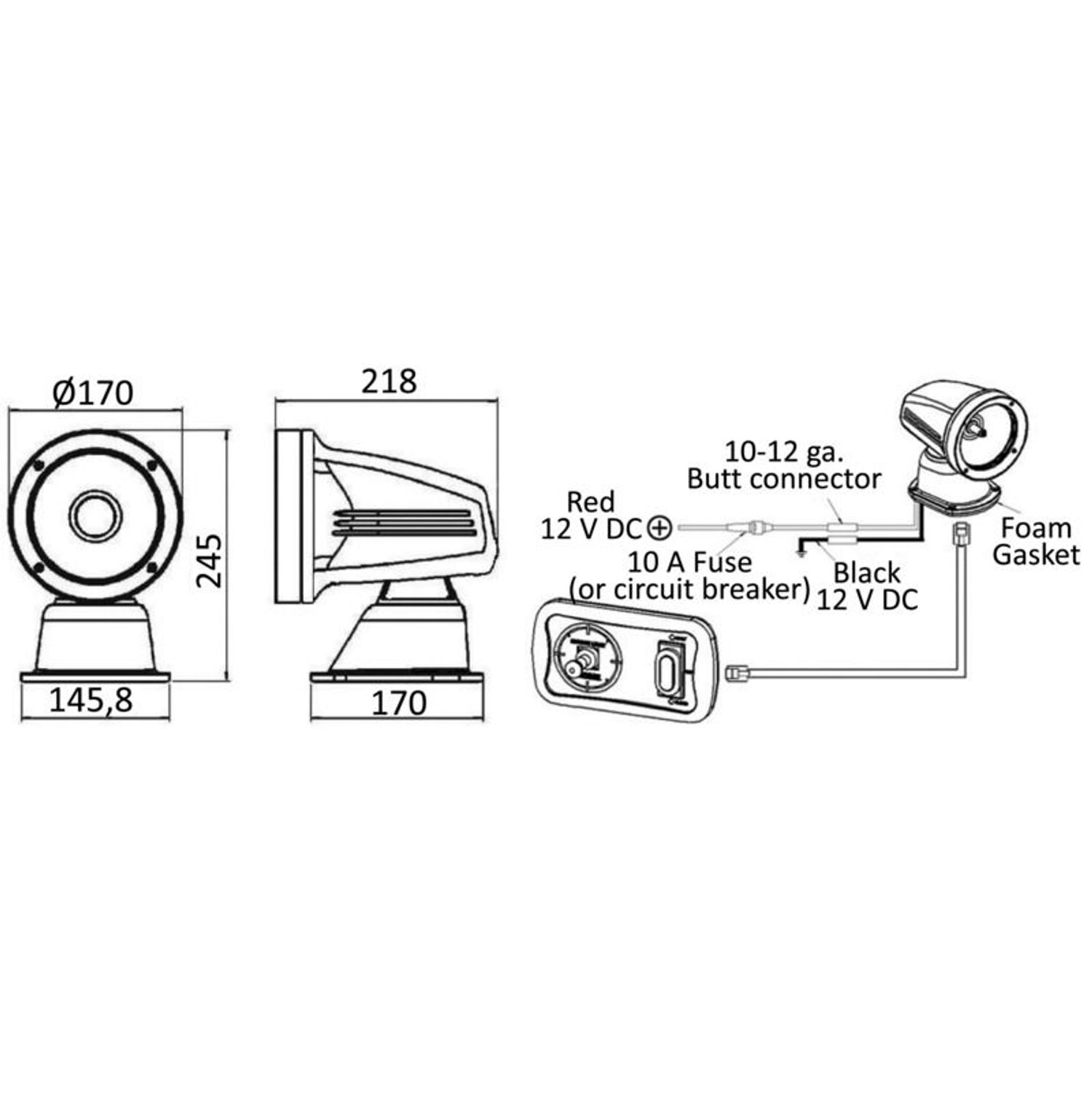Reservepære for One LED lyskaster