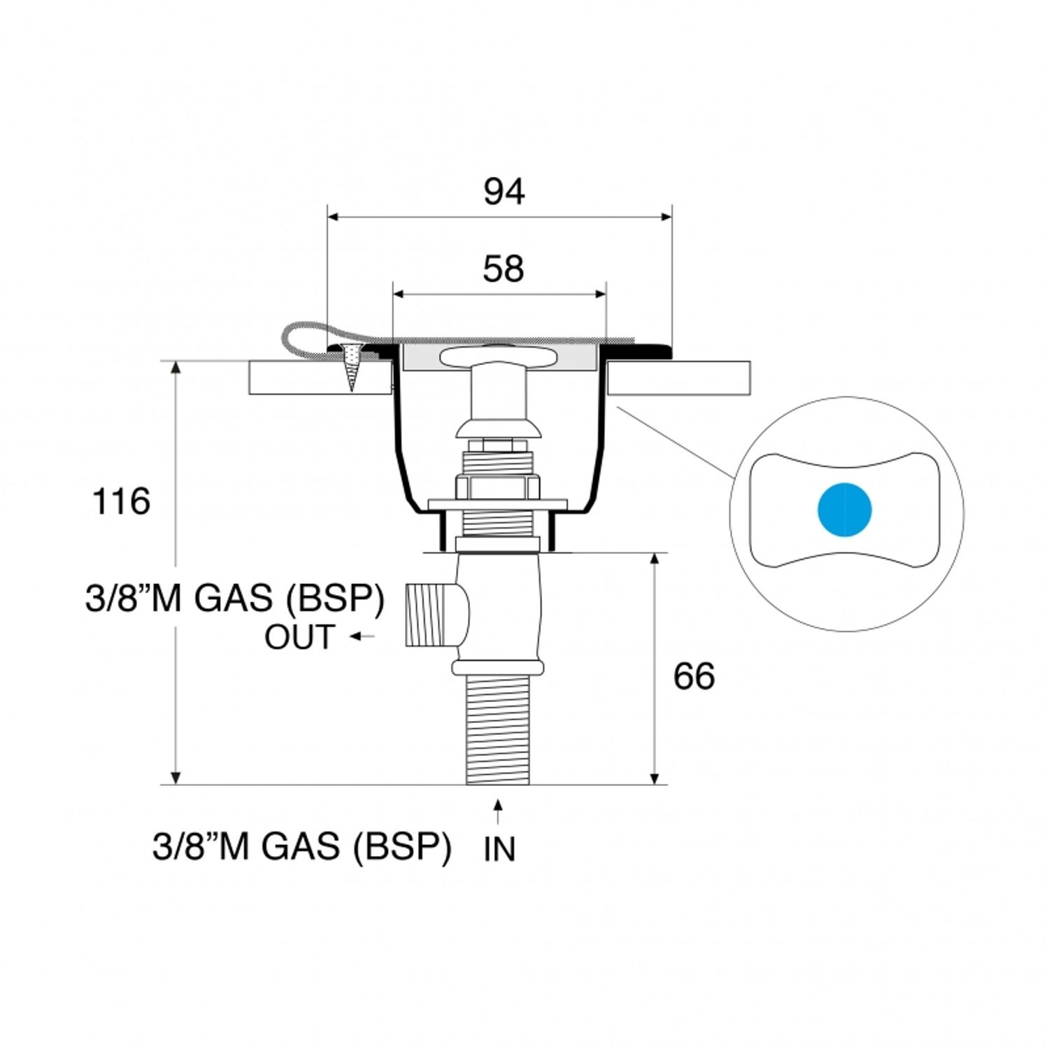 Barka RR3010 Kompakt Stophane