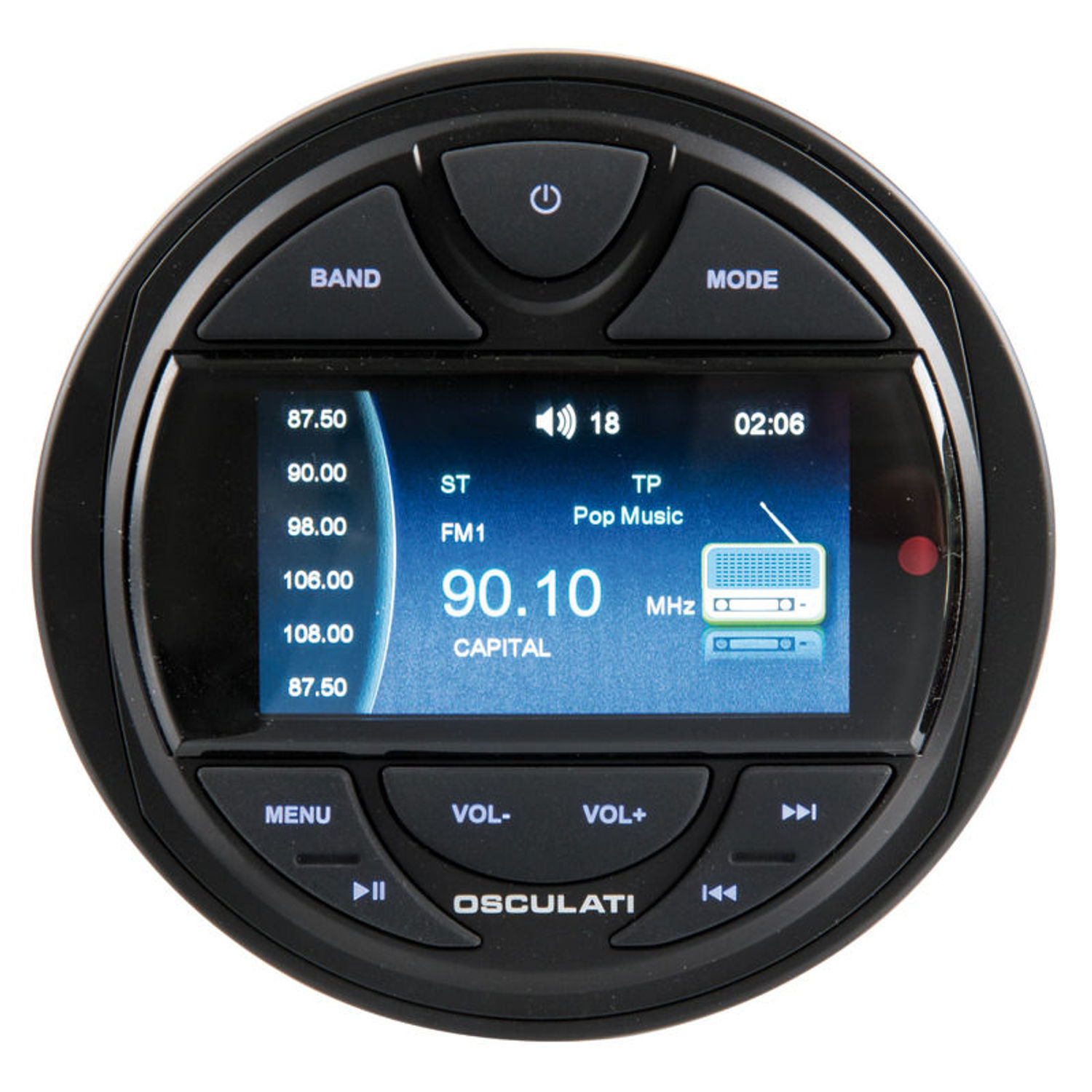 M3-TFT radio för instrumentpanel