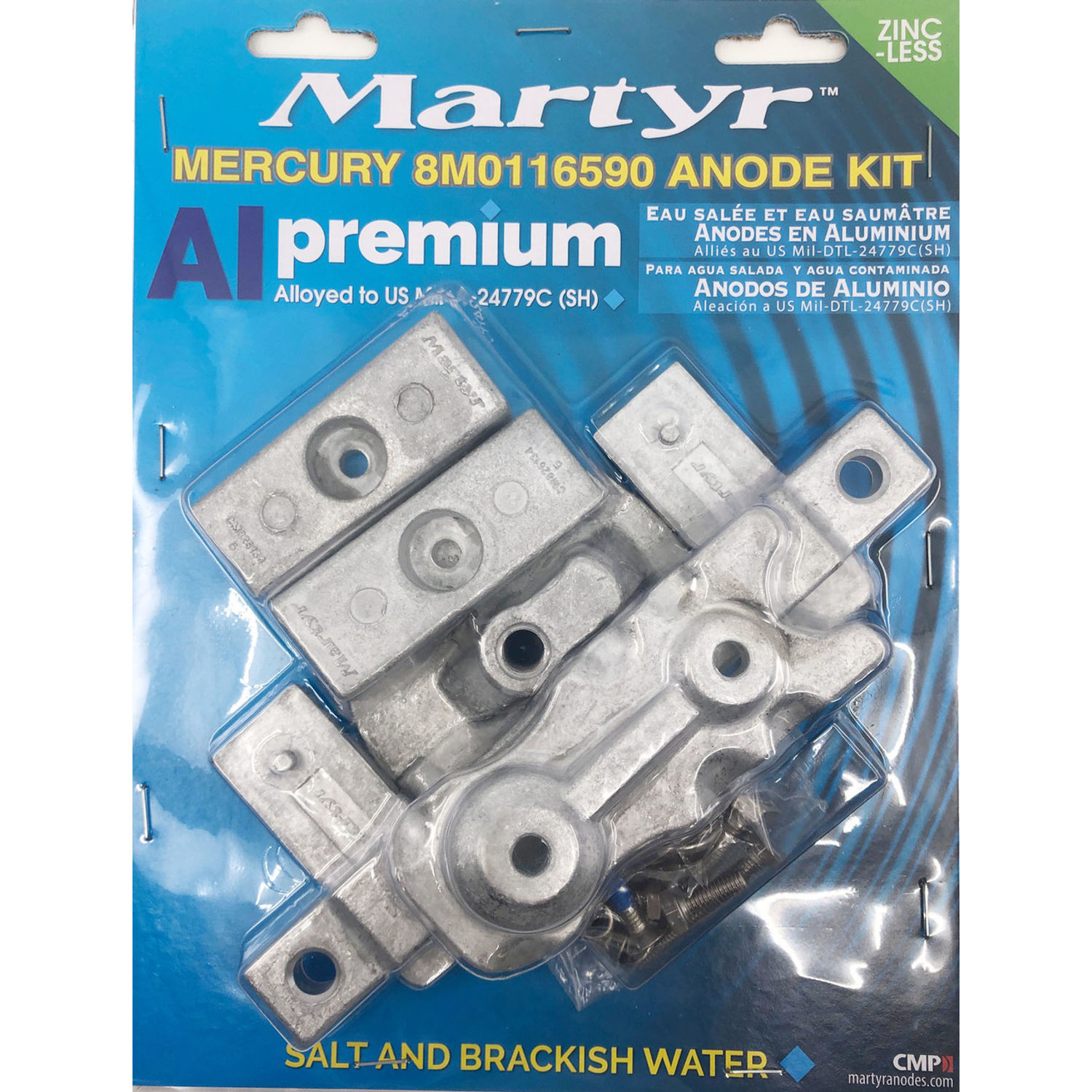 Anodesæt Aluminium CMP8M0116590KITA