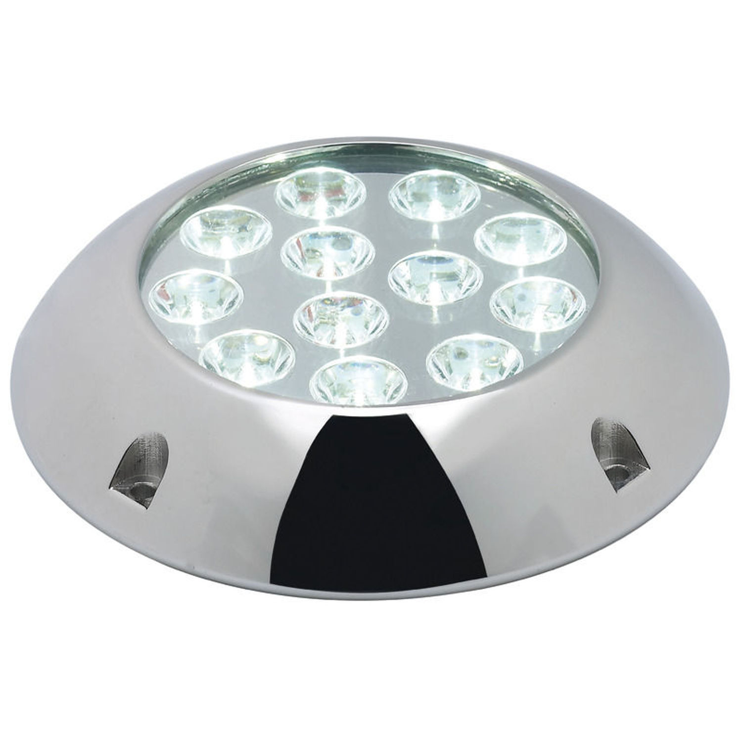 Undervannslys med 12x3W hvite LED og skruer