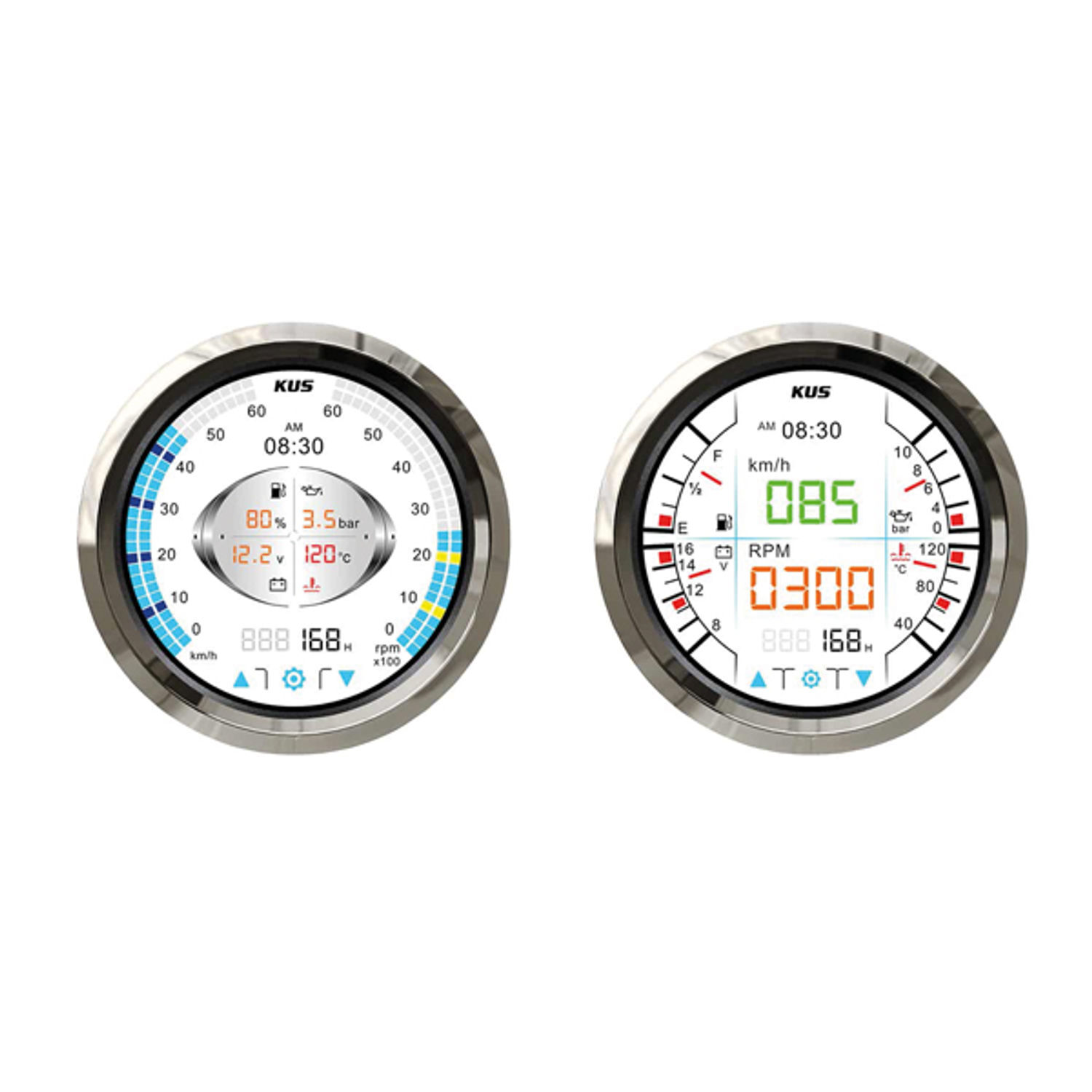 KUS multifunktionsinstrumenter med touch