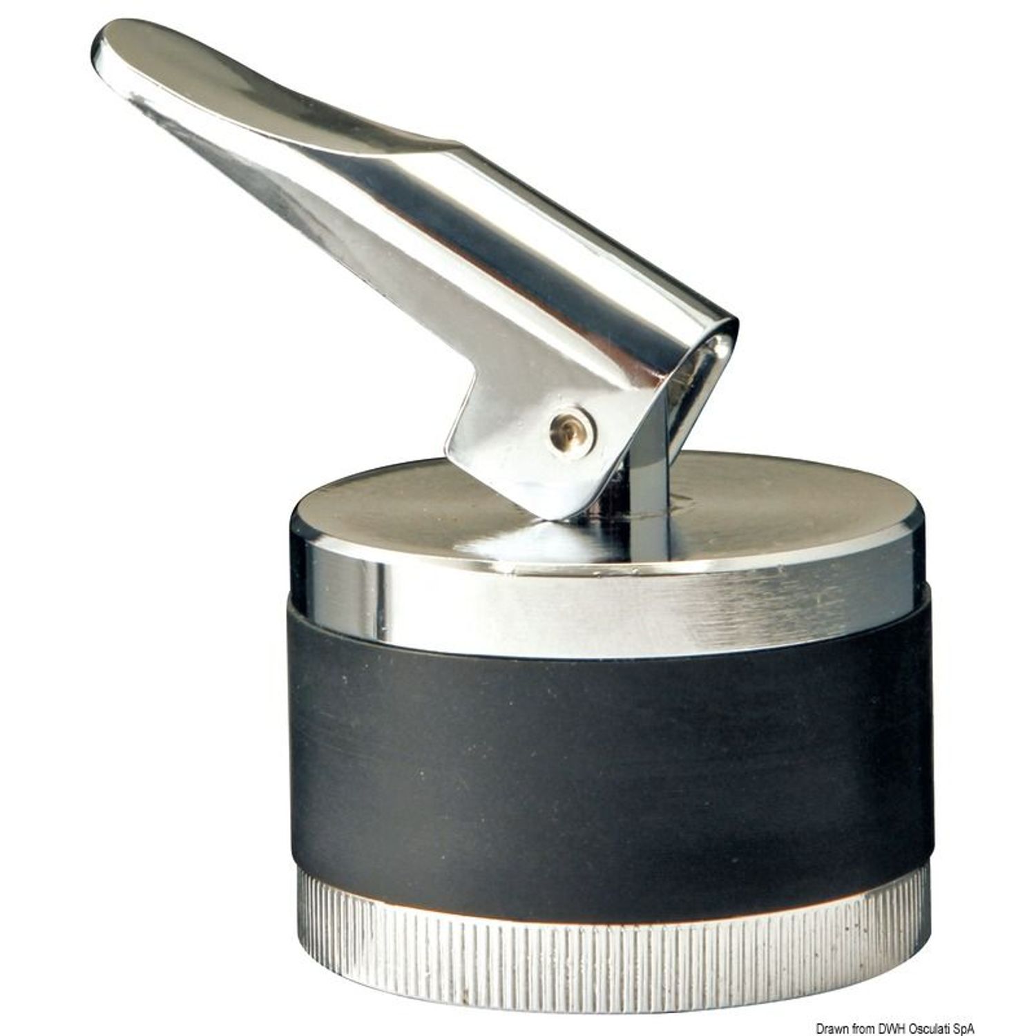 Expansionsdräneringsplugg i förkromad mässing 34 mm