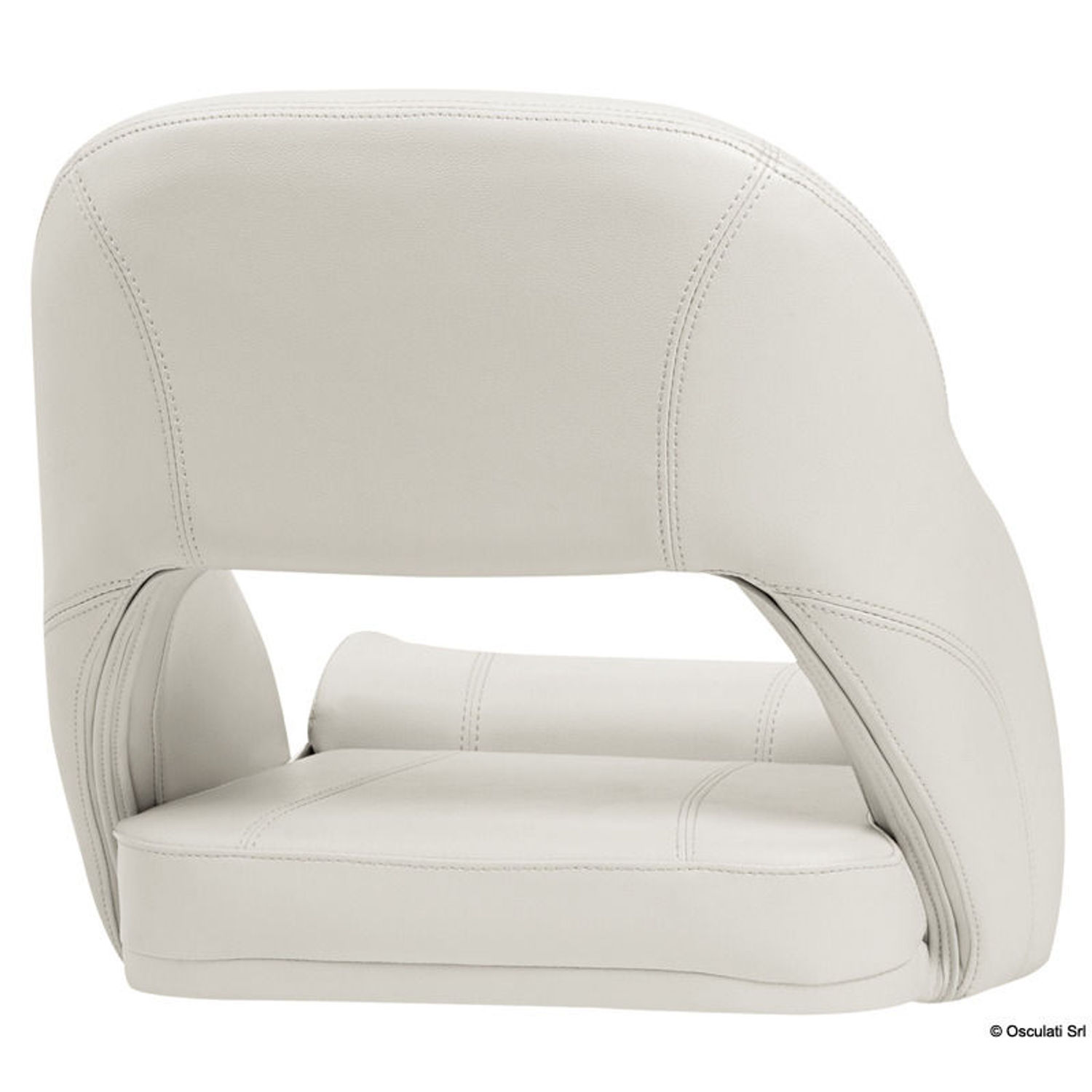 Ergonomisk polstret sæde med H52R opklappeligt bolster