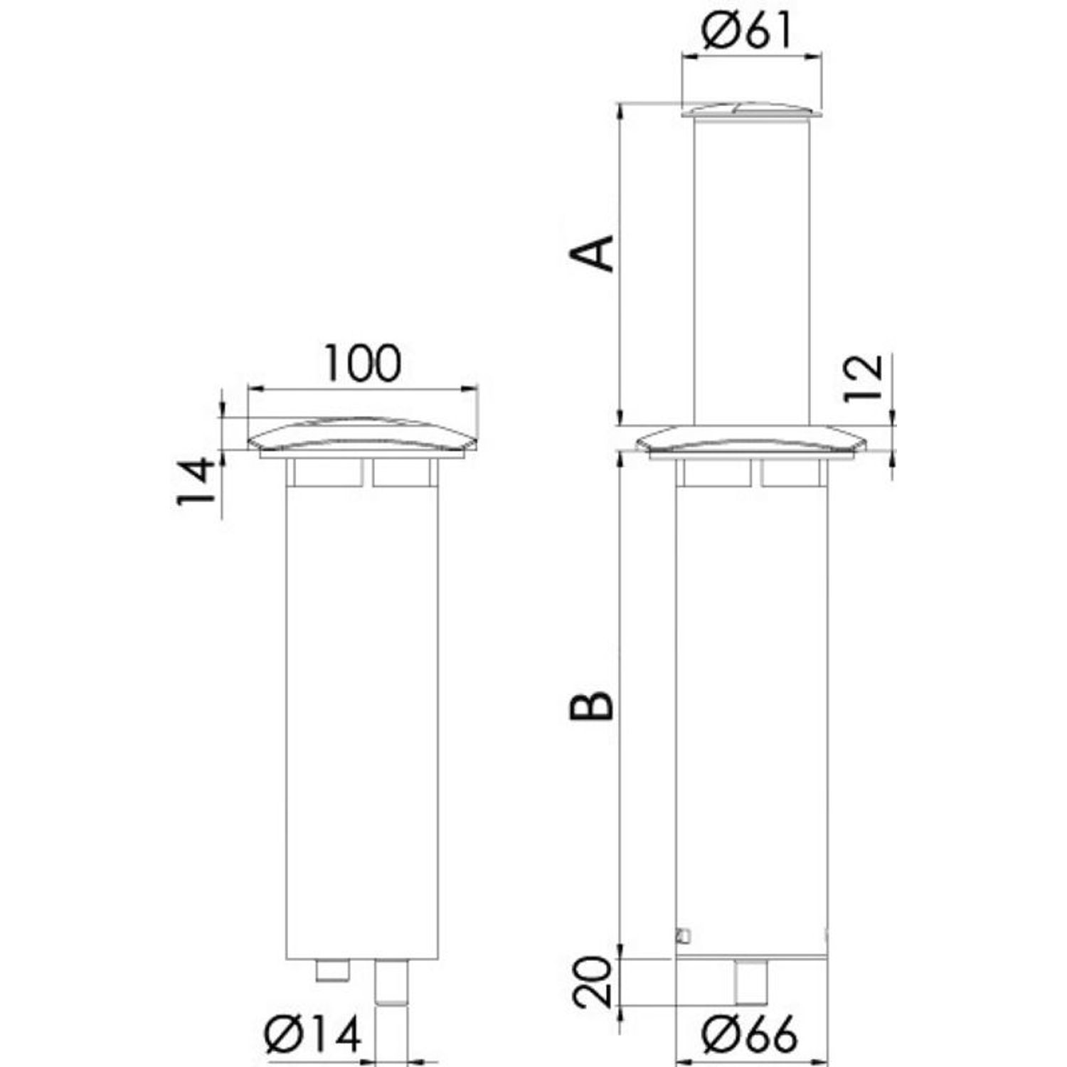 Aurora pop-up LED-bordslampa