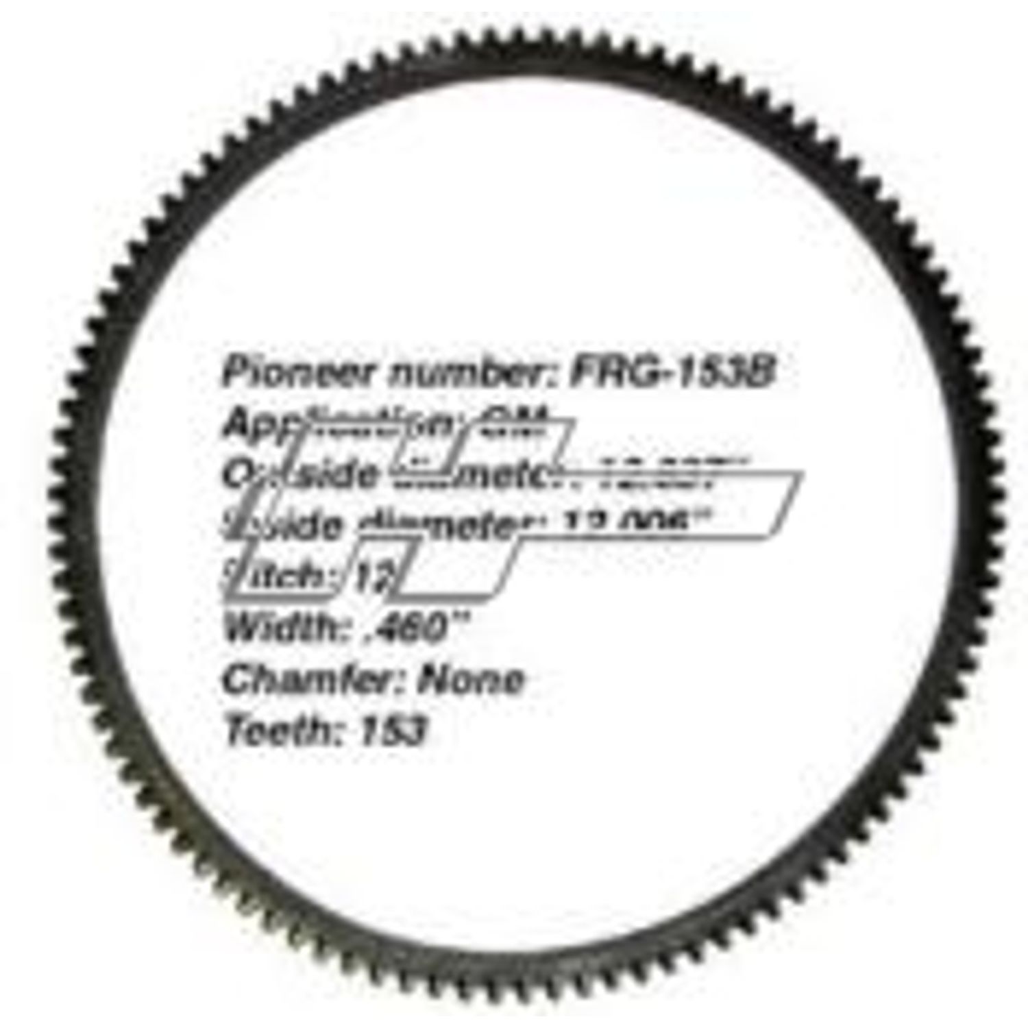 Tannhjul PIOFRG153B