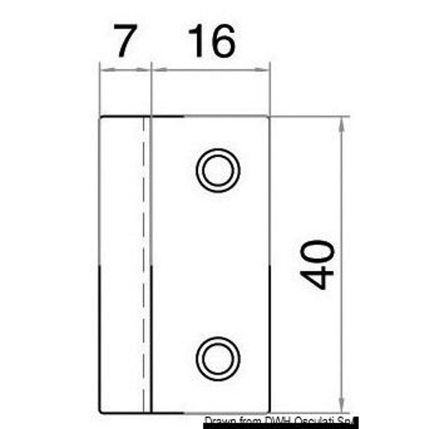 FLUSH LOCK firkantet bulkpakke (20 stk)
