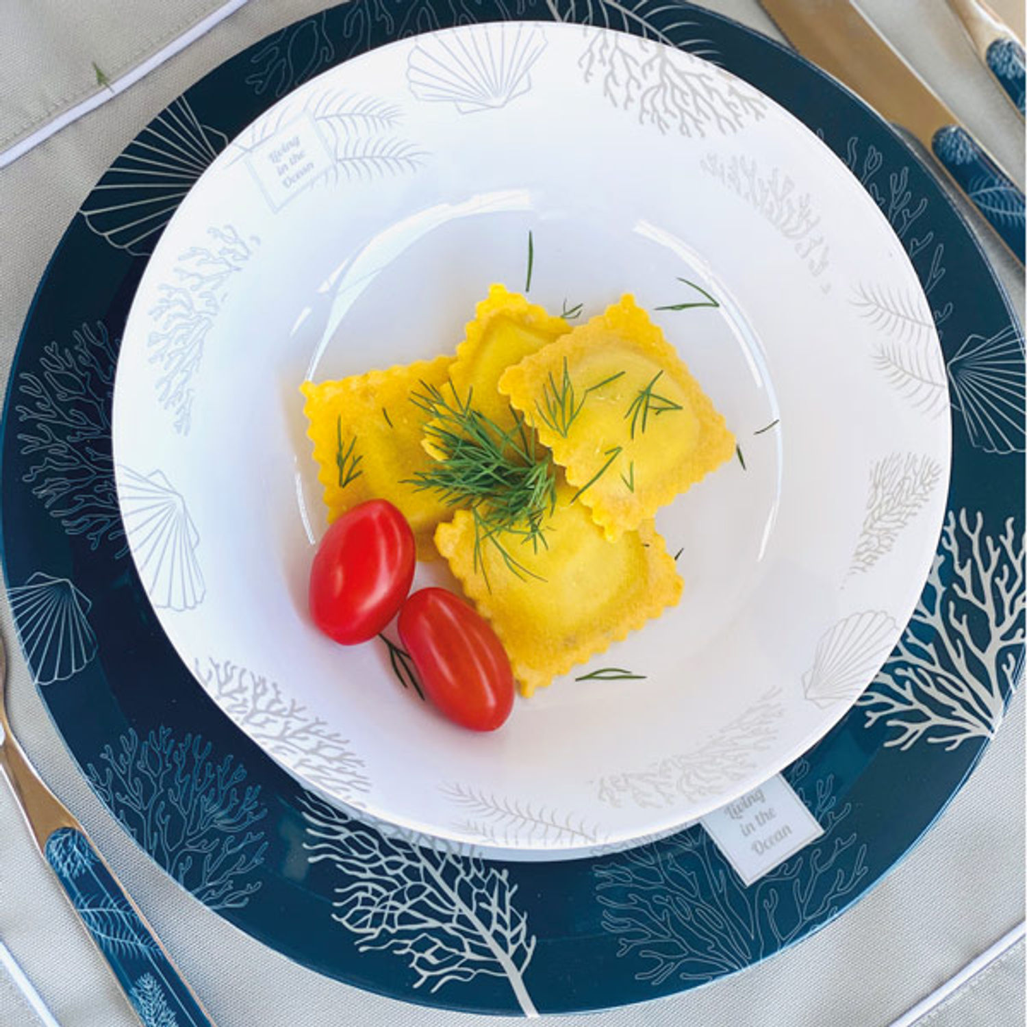 MB Living suppe tallerken Ø16, 6 stk