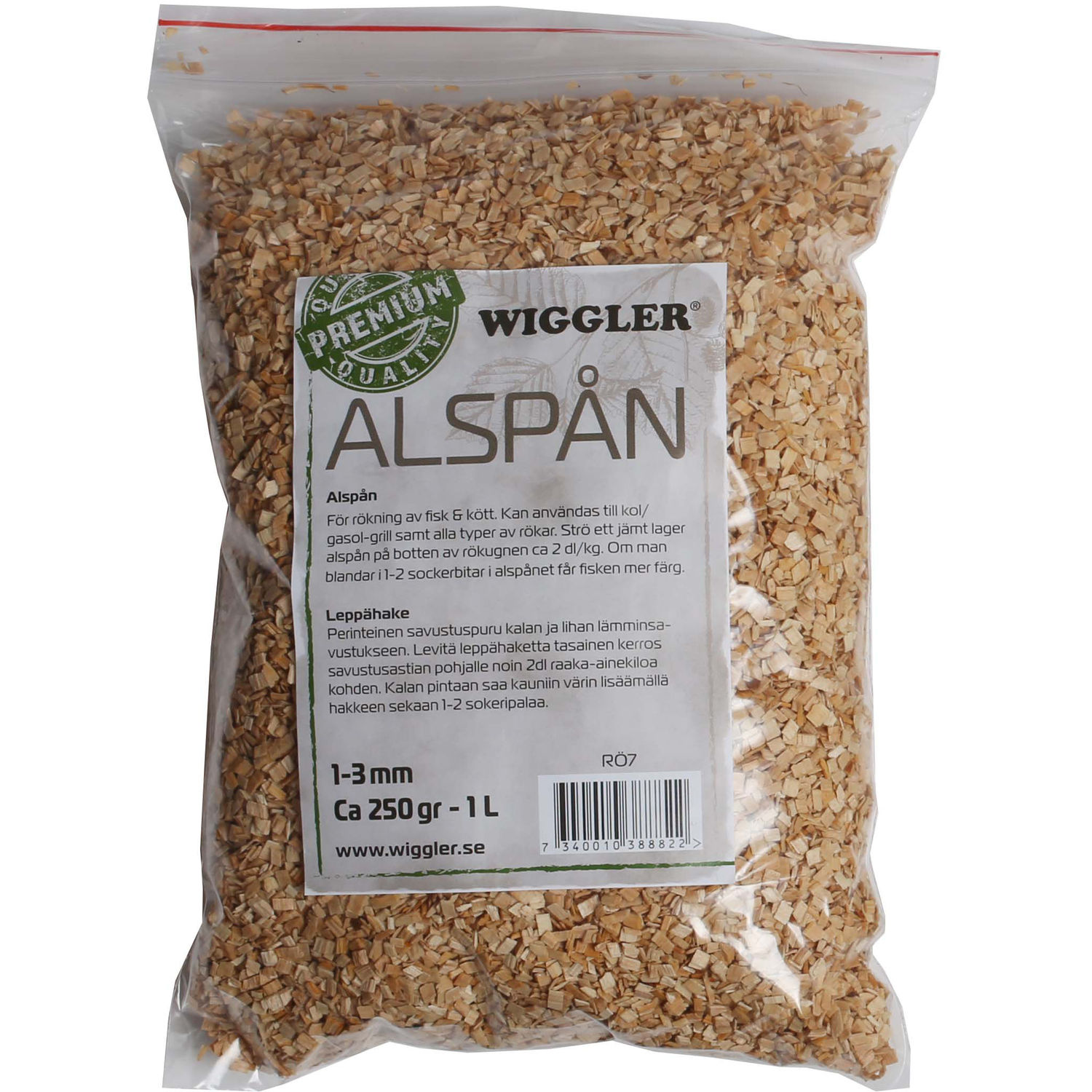 Rökspån Al - 1 L