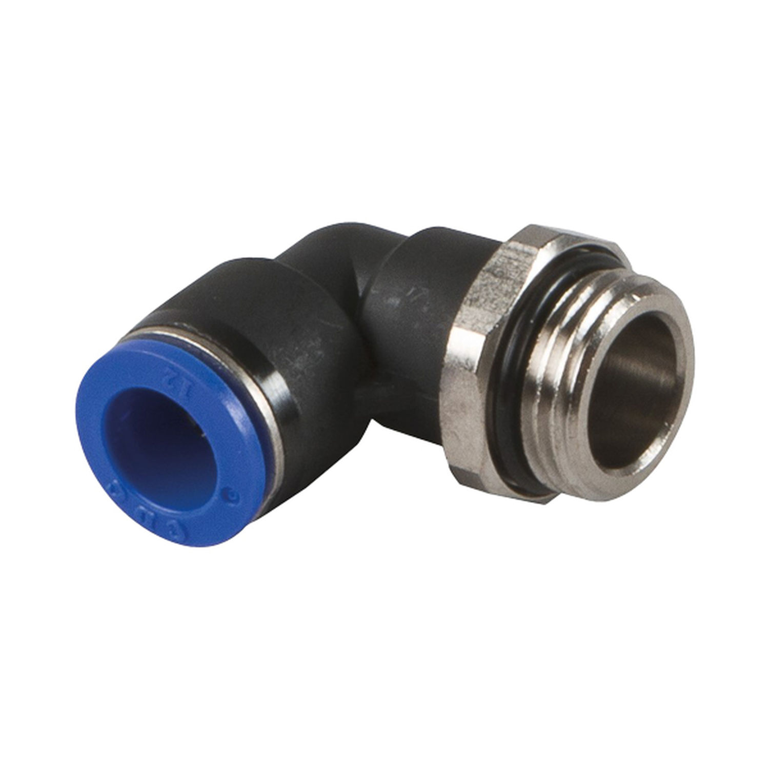 Hurtigkobling 90° Ø12mm 1/2"-gjenge Ø12mm