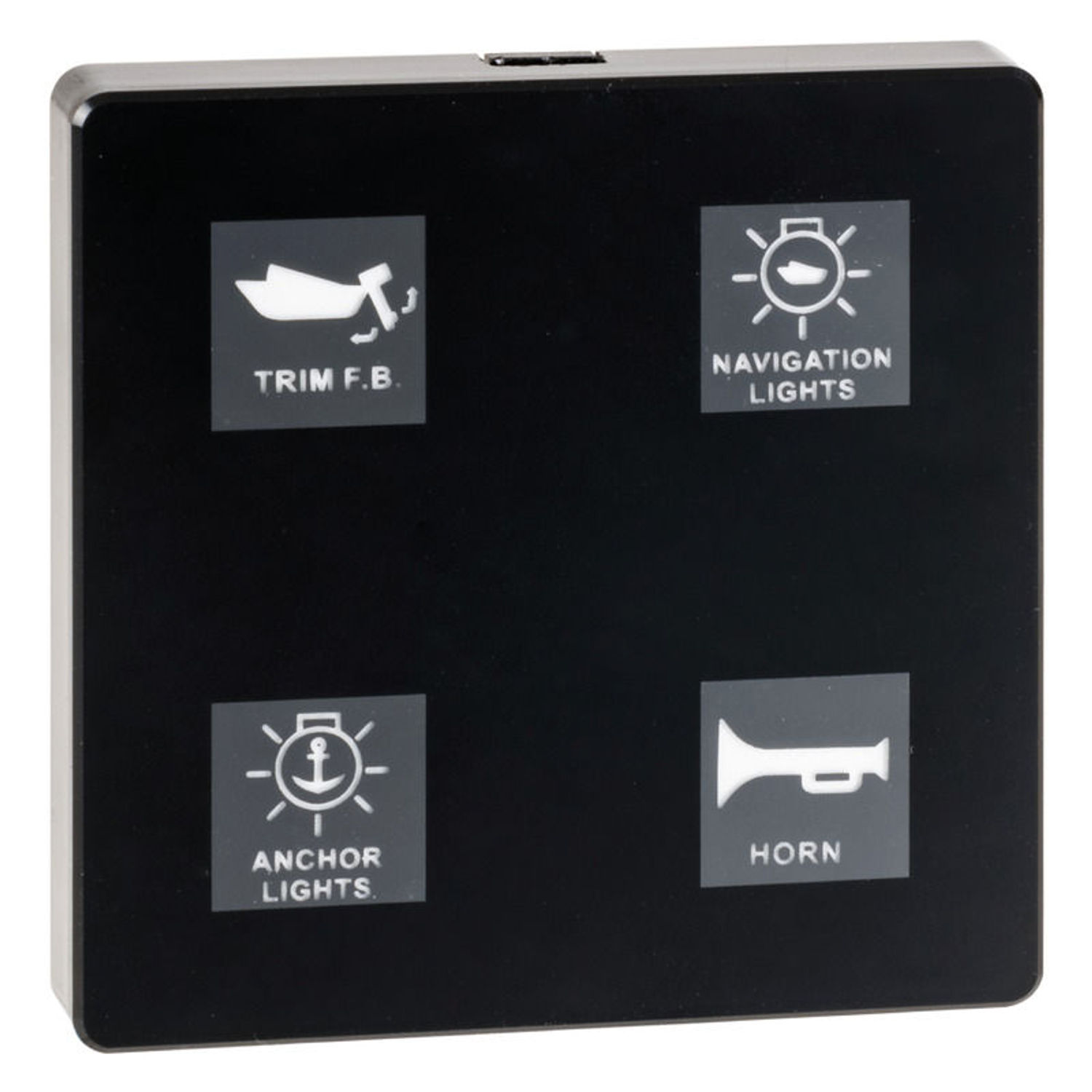 Elektrisk touchpanel med 4 strömbrytare