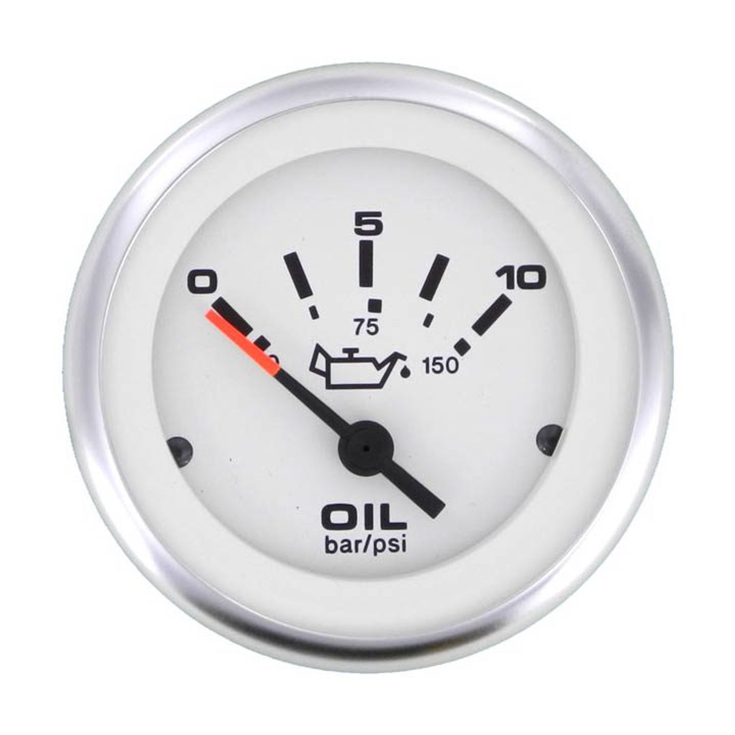 Manometer for oljetrykk 10 bar Lido Fogfree