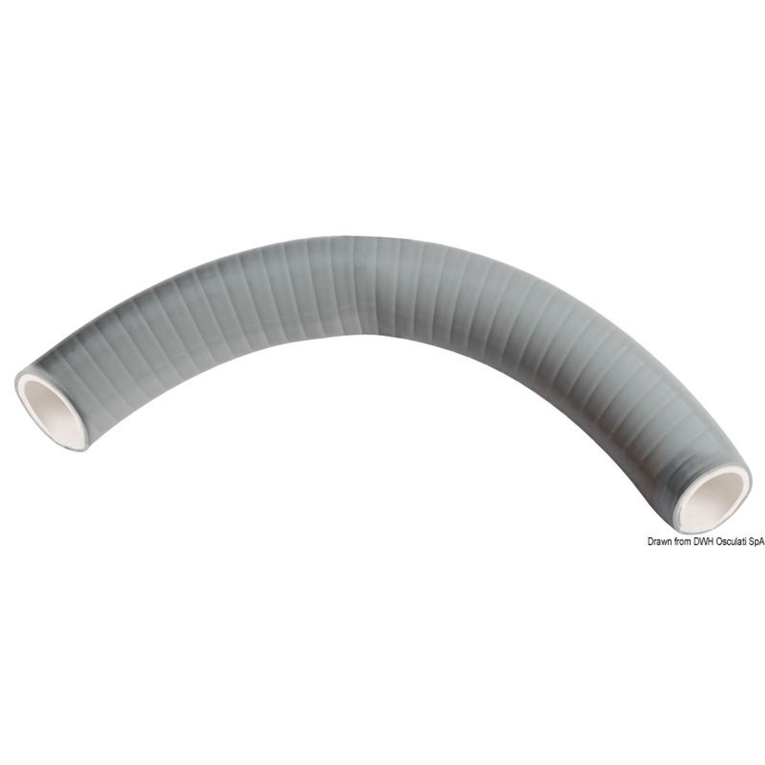 SUPERFLEX spiraaliletku harmaa PVC Ø 20 mm