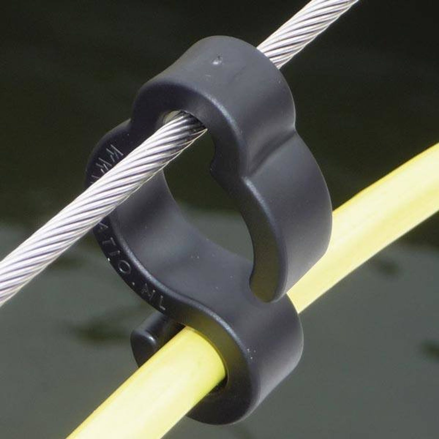 Kabelholder for gelender, pose med 6 stk.