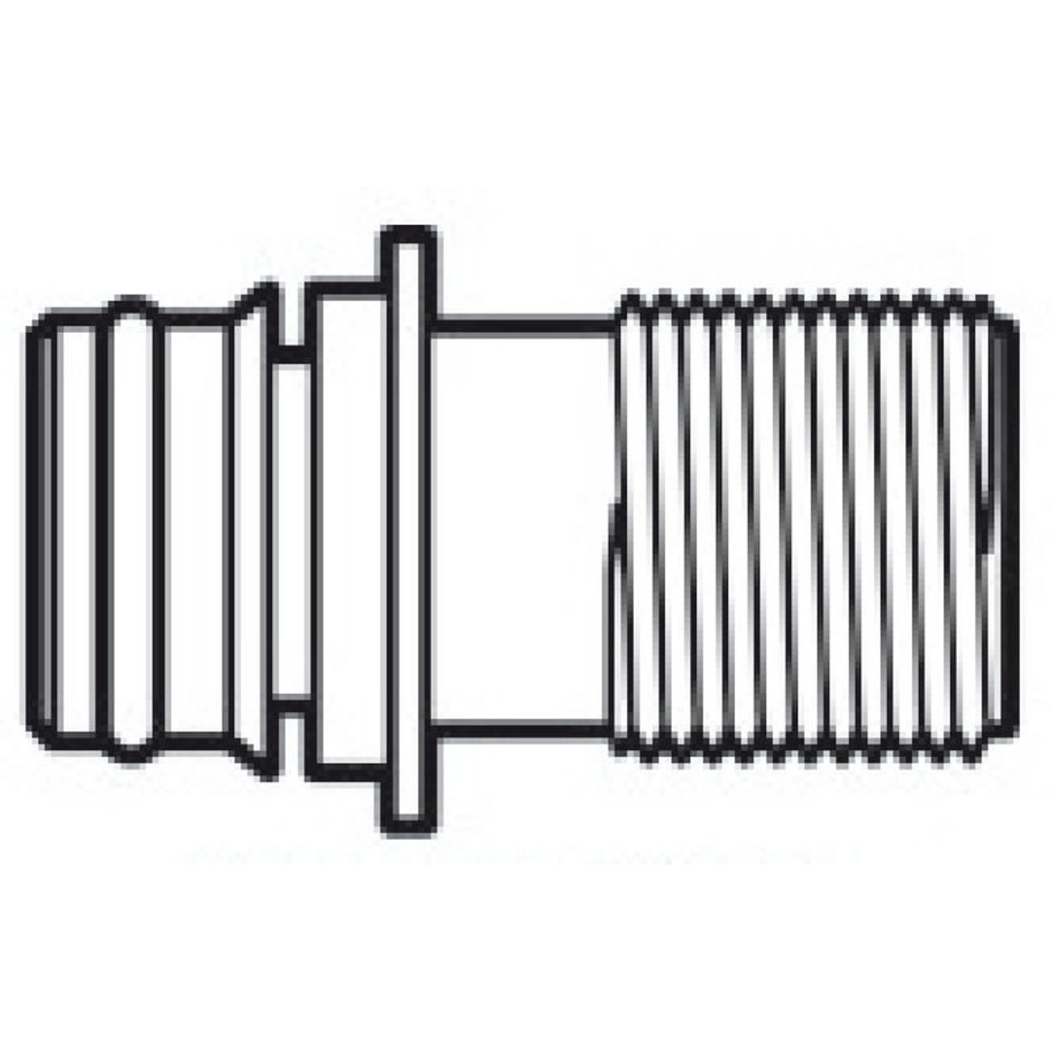 Europump 90° plug-in hurtigkobling gjenge Ø 19 mm
