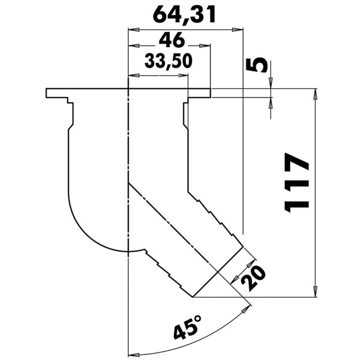 Avotilan vedenpoisto AISI 316 Ø 92