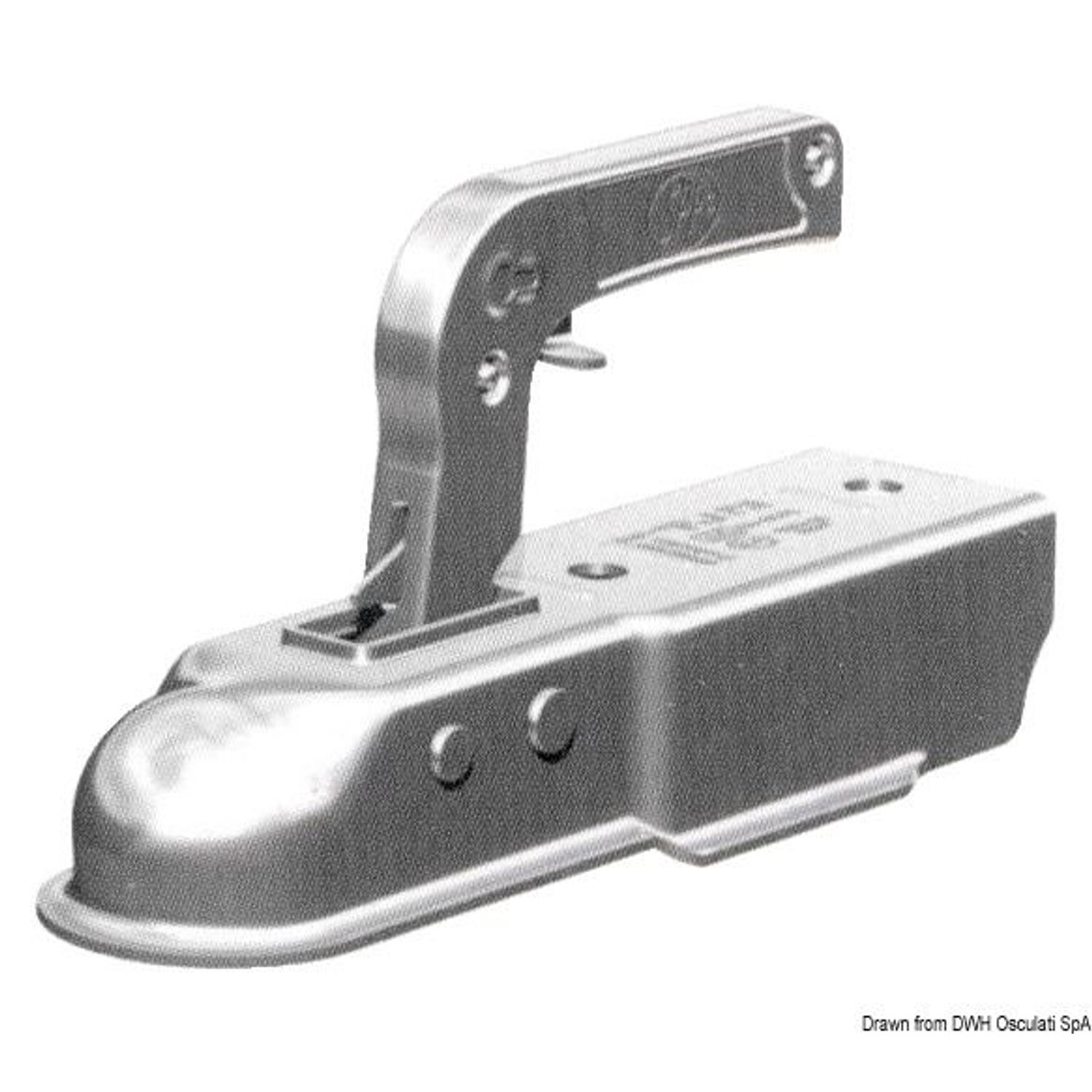 Neliömallinen kuulakytkin 60 mm max 750 kg