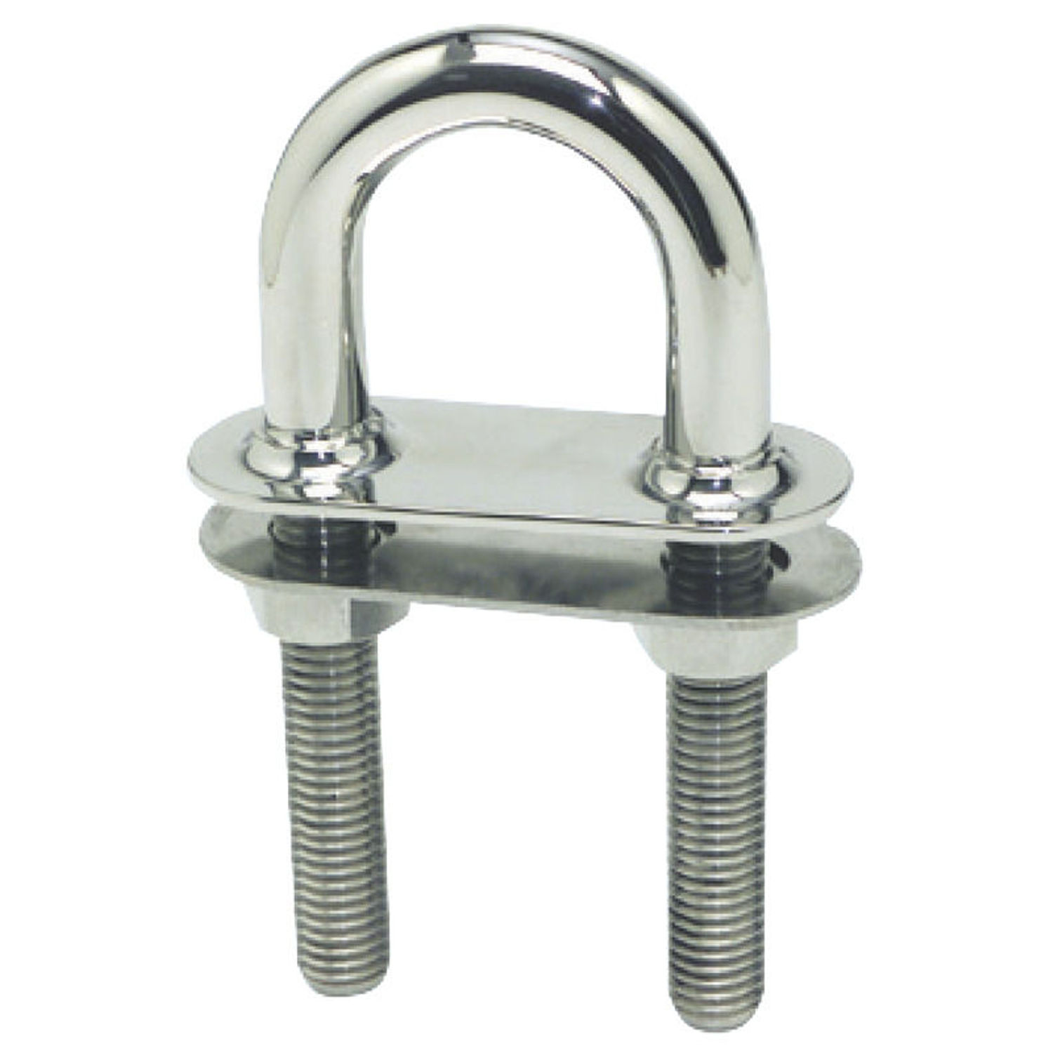 U-bolt for koniske beslag, speilpolert SS 166 x 12