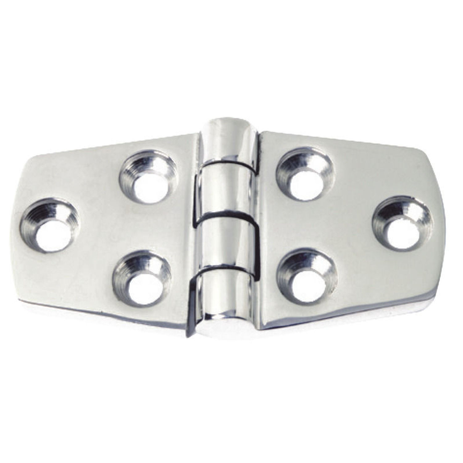 Udadliggende hængsel 5 mm AISI316 38 x 72 mm